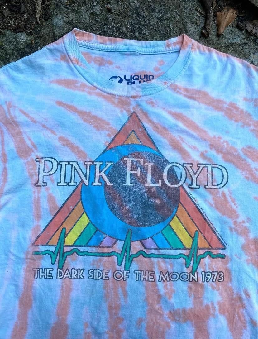 Liquid Blue PINK FLOYD DARK SIDE OF THE MOON Tie Dye Size US M / EU 48-50 / 2 - 3 Thumbnail