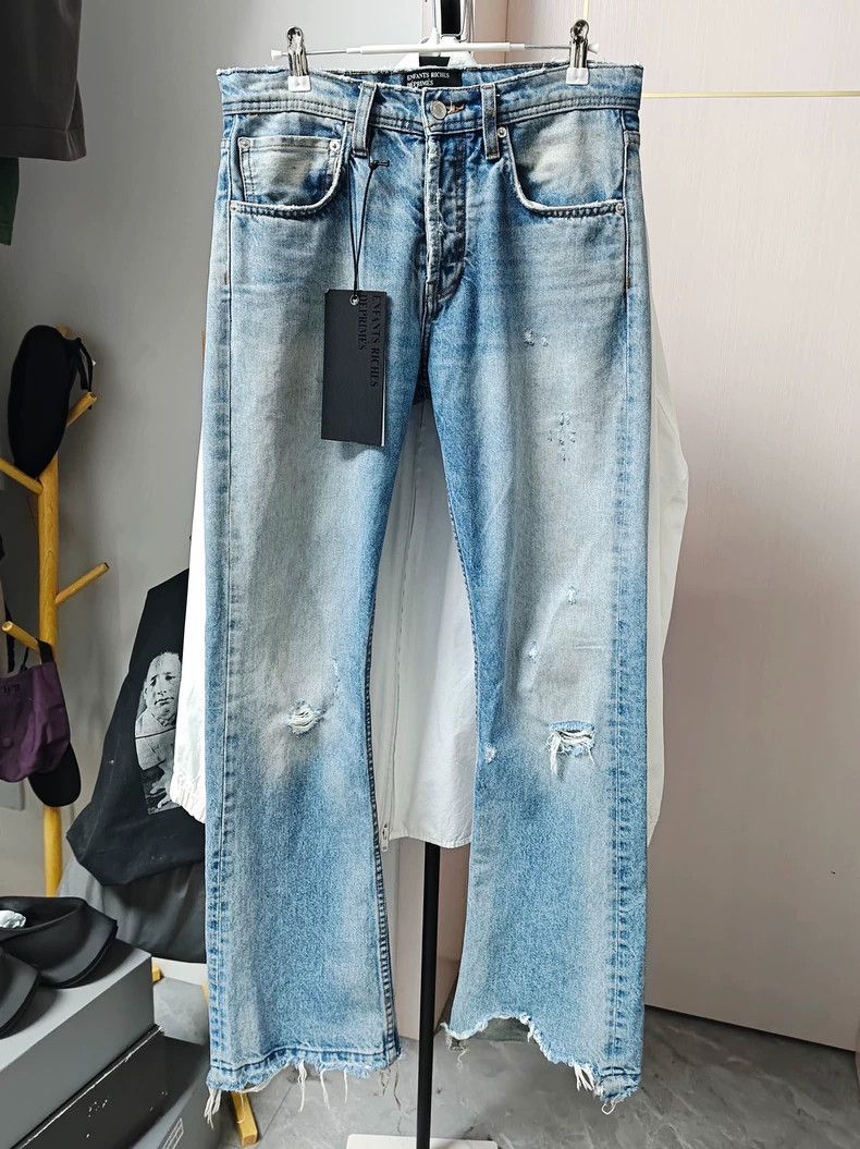 Enfants Riches Deprimes Enfants Riches Deprimes 23ss burn destroy make old wash blu Size US 29 - 1 Thumbnail