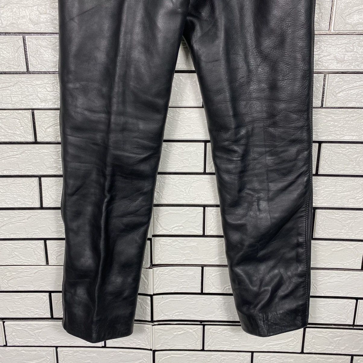 Vanson Leathers 📌Vintage Genuine Leather Pants Cafe Racer Vanson Leather Size US 30 / EU 46 - 13 Thumbnail