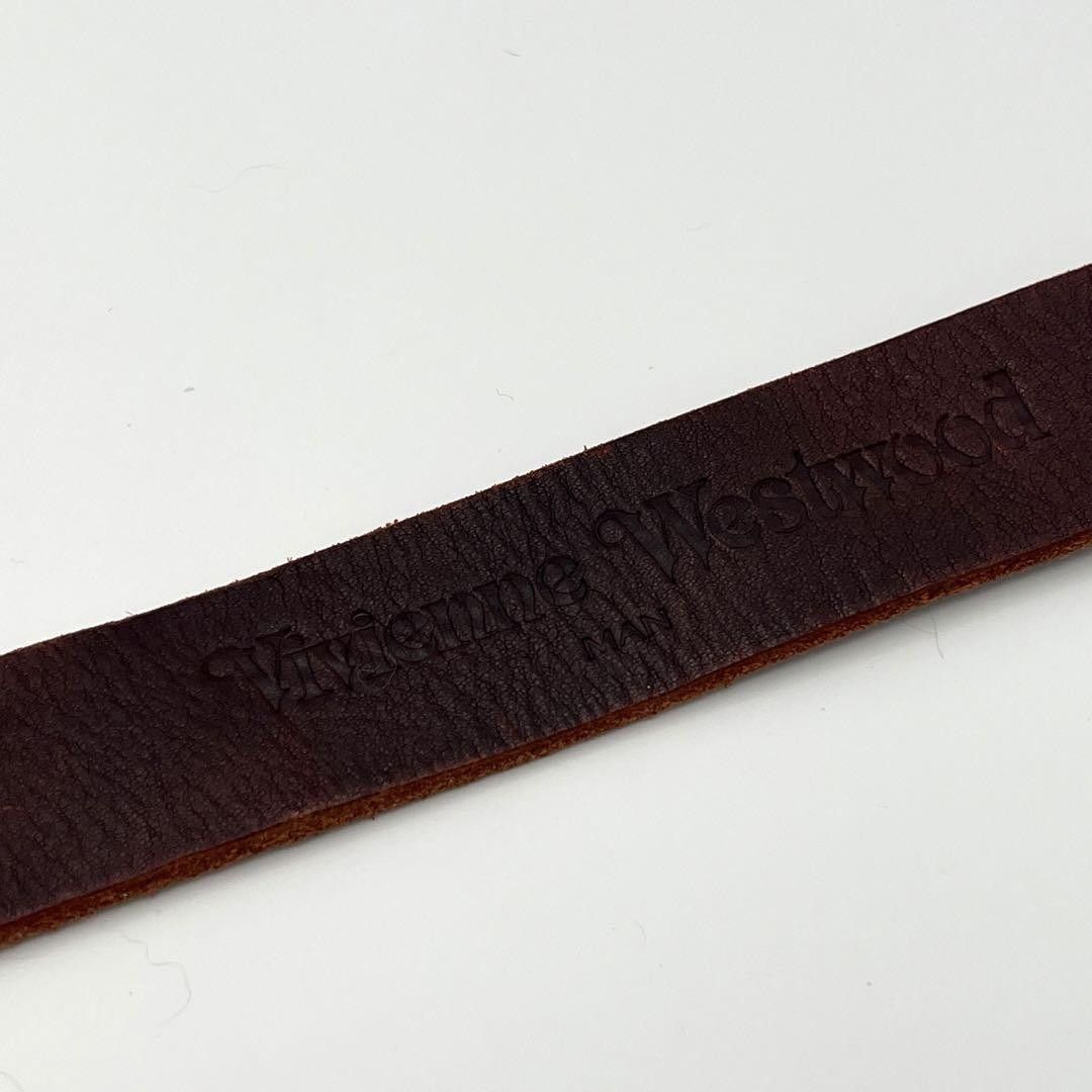 Vivienne Westwood Orb Crest Buckle Leather Belt Size ONE SIZE - 6 Thumbnail