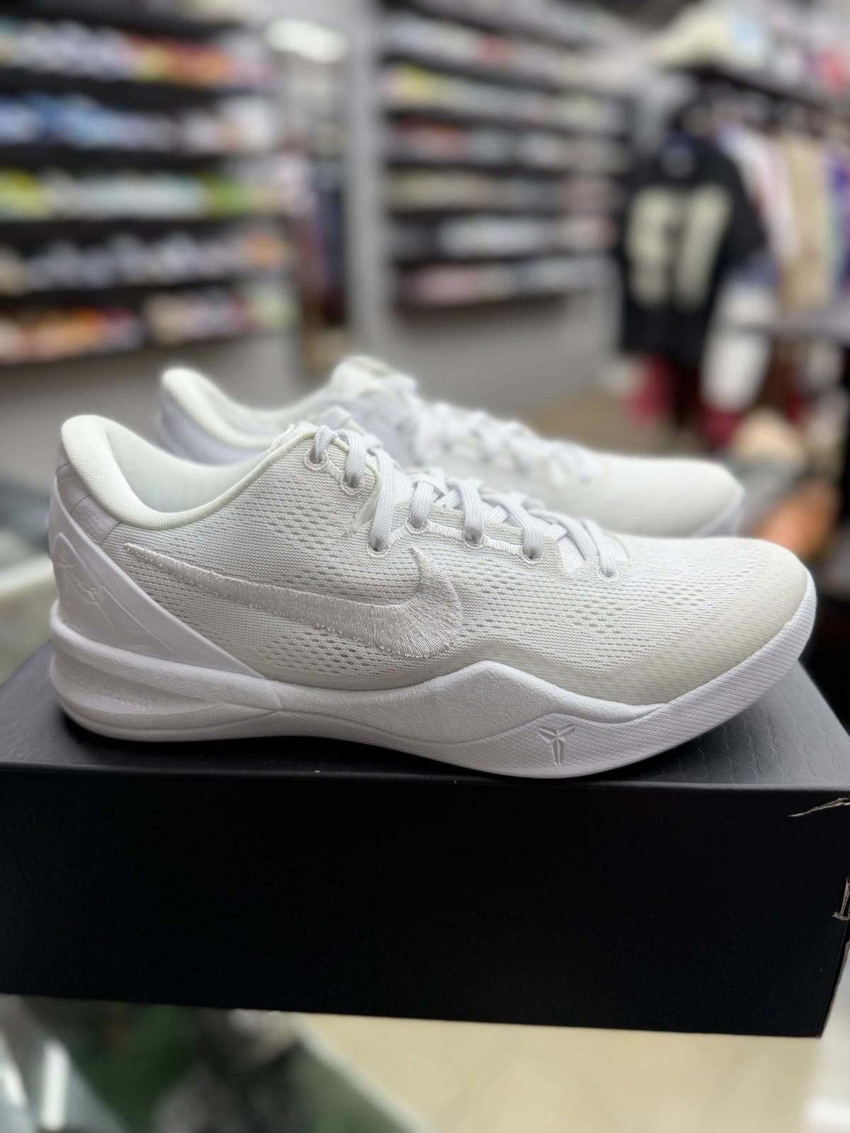 Nike Size 10 Nike Kobe 8 Protro Low Halo Triple White FJ9364-100 Size US 10 / EU 43 - 2 Thumbnail