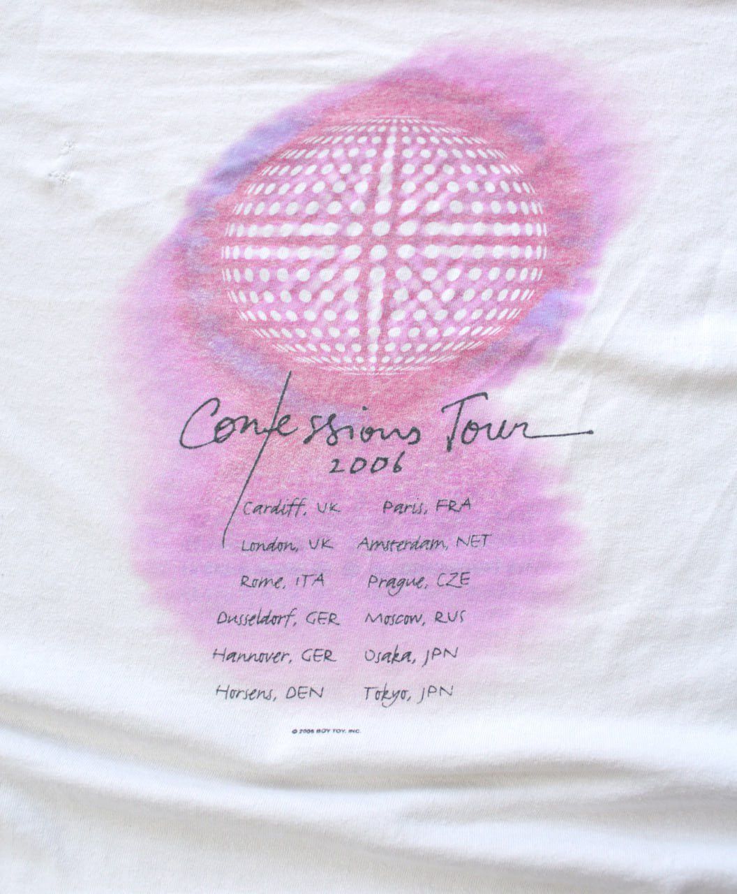 Band Tees × Vintage 🔥 Madonna 2006 Confessions Tour Photo T Shirt Band Boy Toy Size US XL / EU 56 / 4 - 5 Thumbnail