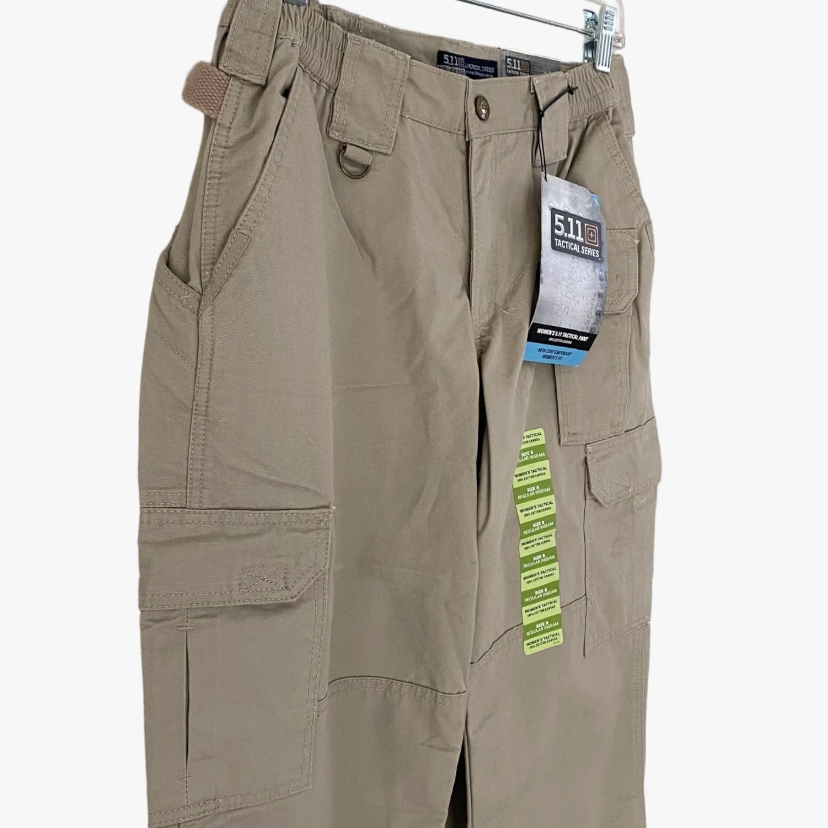Vintage VINTAGE 5.11 Tactical Cotton Canvas Cargo Pants Women Size 8 Khaki Workwear Casual Size 30" / US 8 / IT 44 - 4 Thumbnail