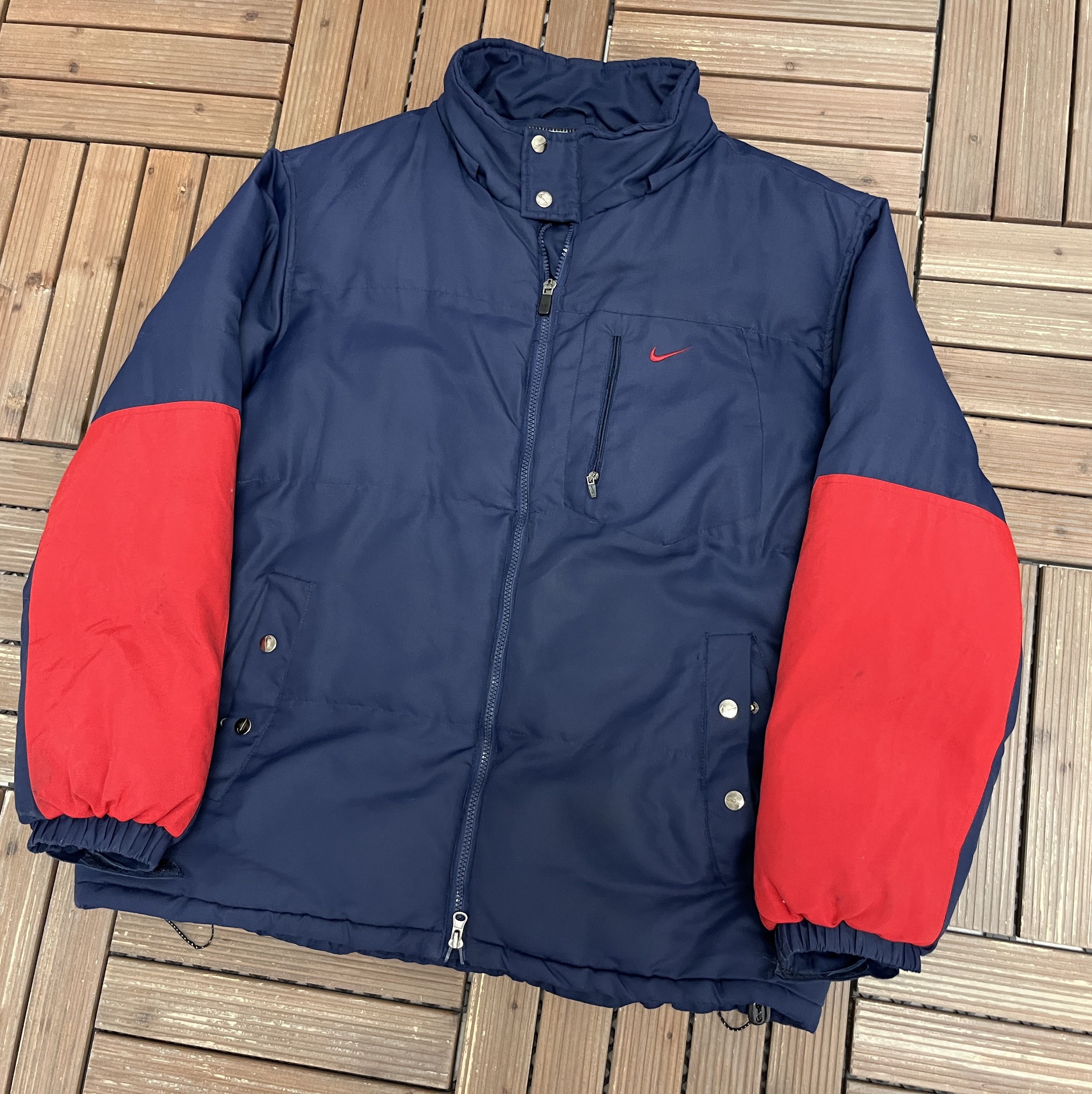 Nike ACG × Vintage Nike ACG Embroidered Swoosh Vintage Blue Jacket Size US L / EU 52-54 / 3 - 3 Thumbnail