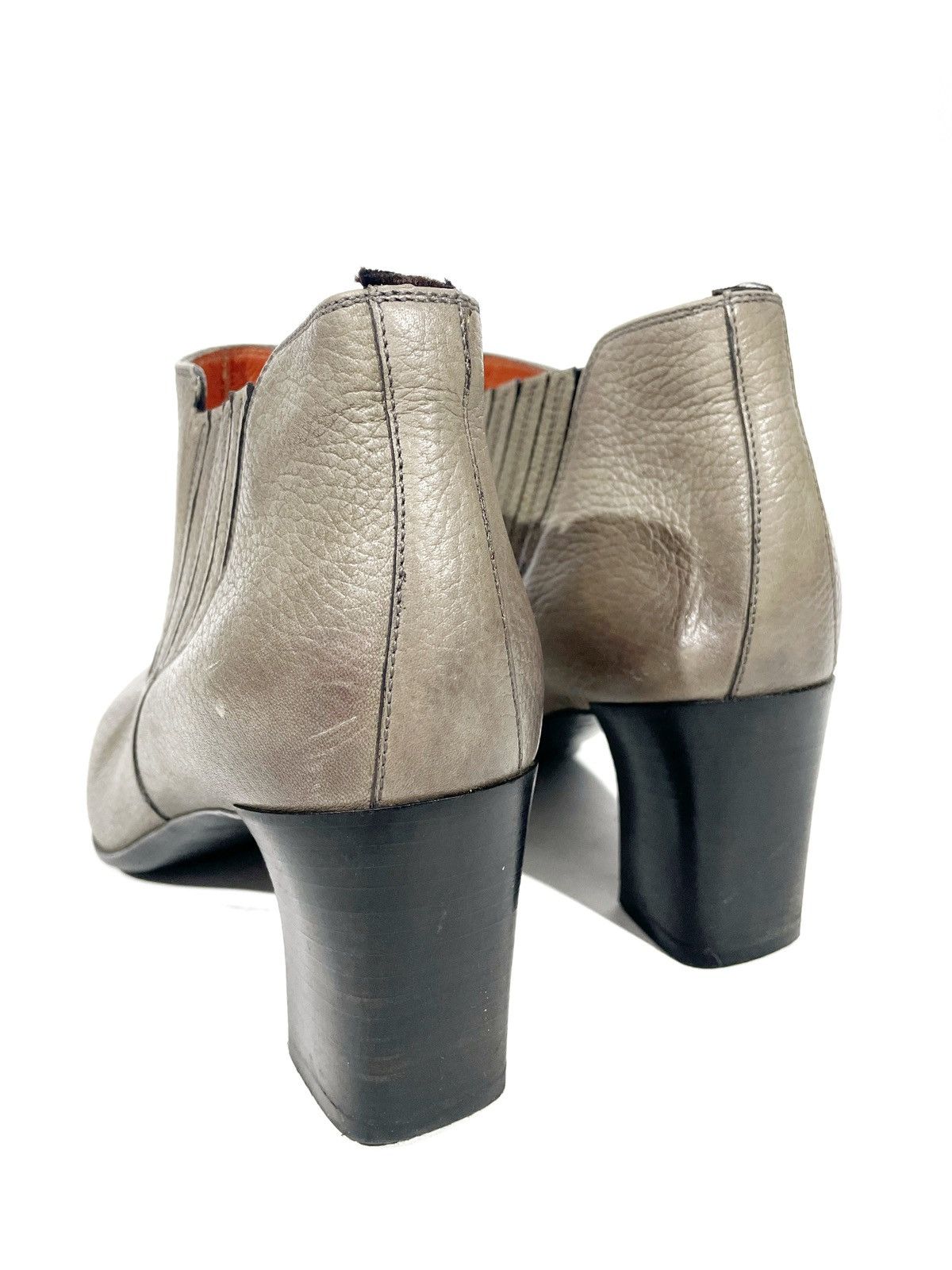 Santoni Santoni Women Leather Ankle Boots Size 36.5 Made In Italy Size US 6.5 / IT 36.5 - 5 Thumbnail
