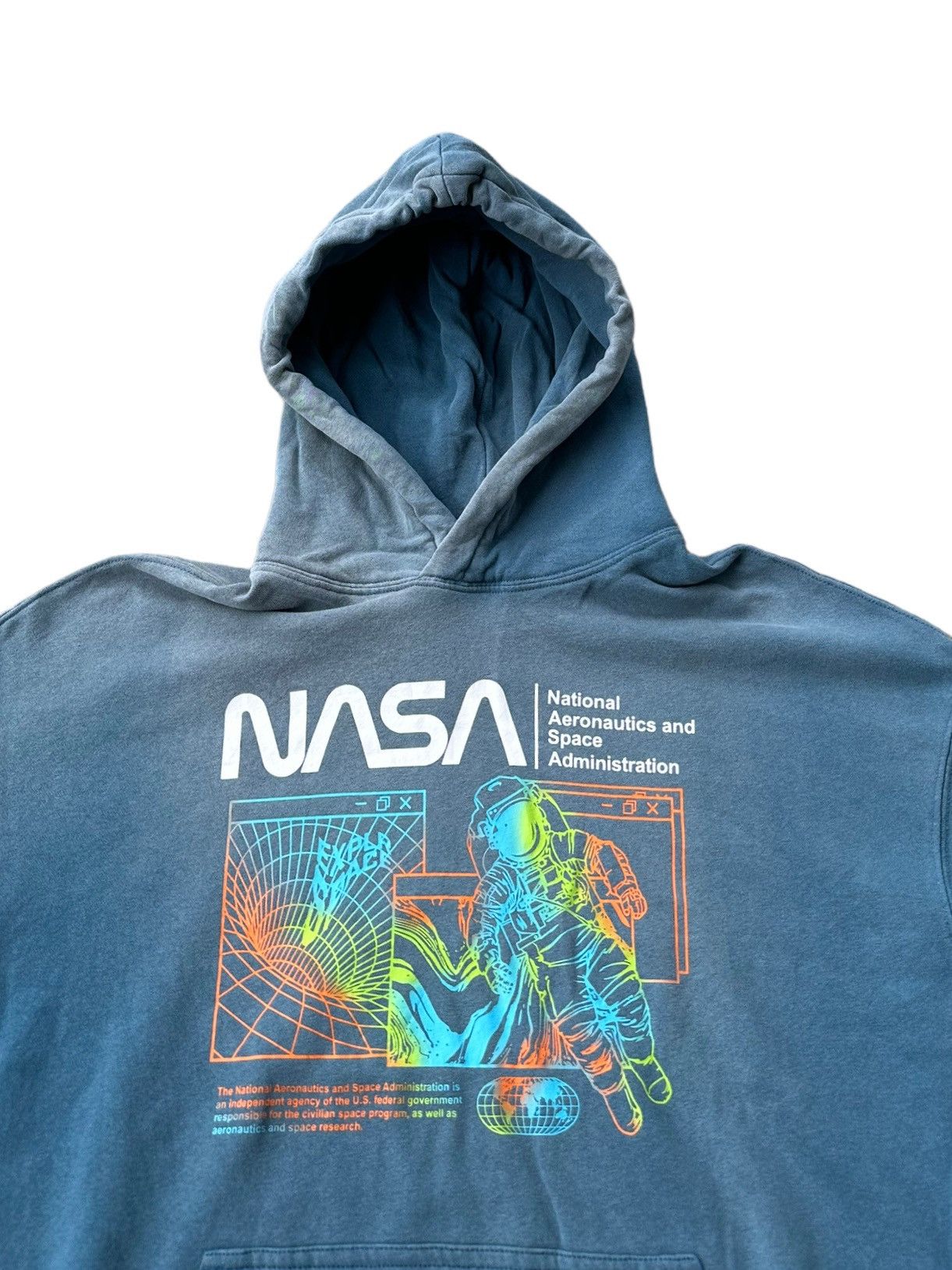 H&M Sunfaded Nasa pullover hoodies Size US M / EU 48-50 / 2 - 2 Thumbnail