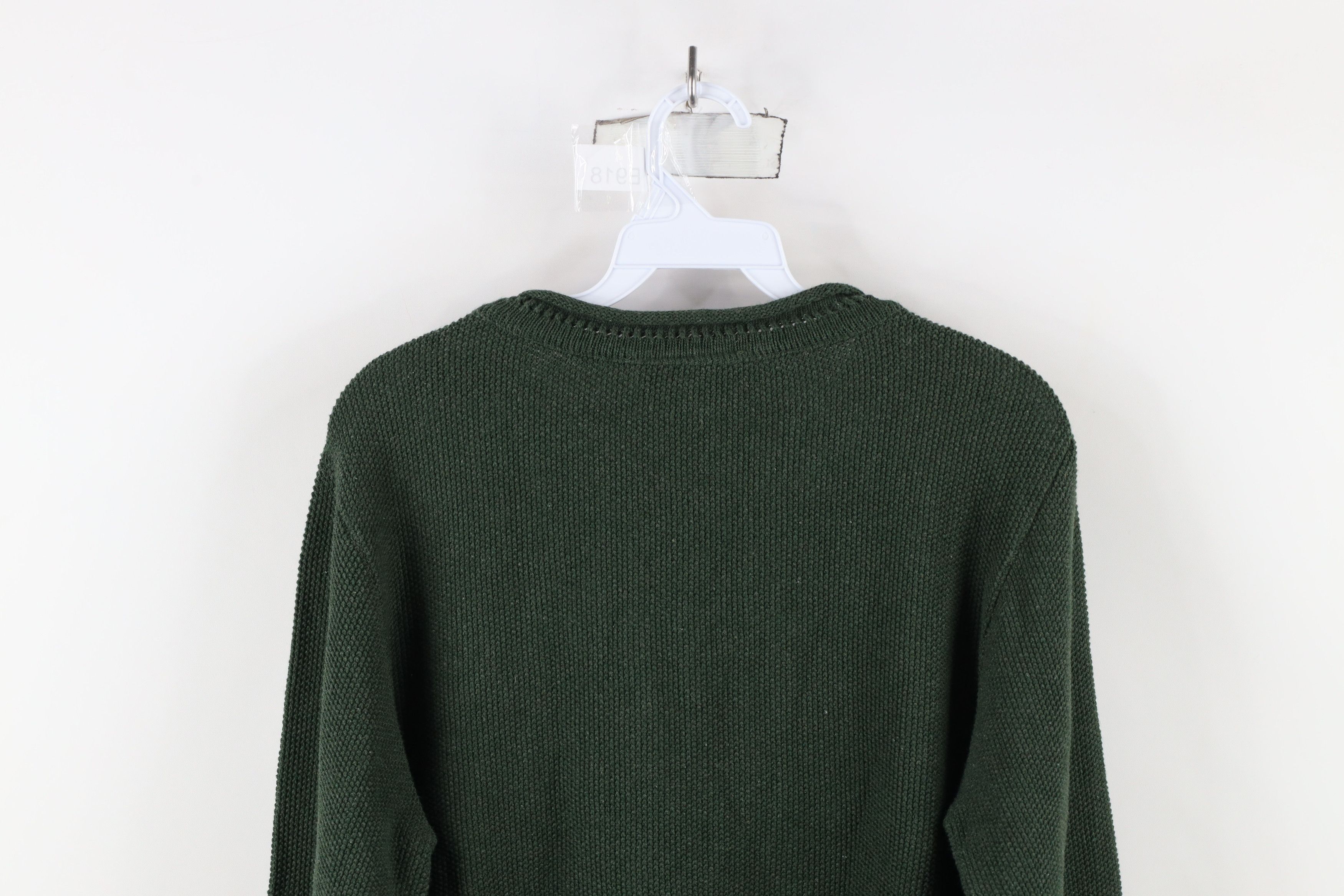Vintage Vintage 90s Streetwear Blank Thermal Marled Knit Sweater USA Size M / US 6-8 / IT 42-44 - 8 Thumbnail