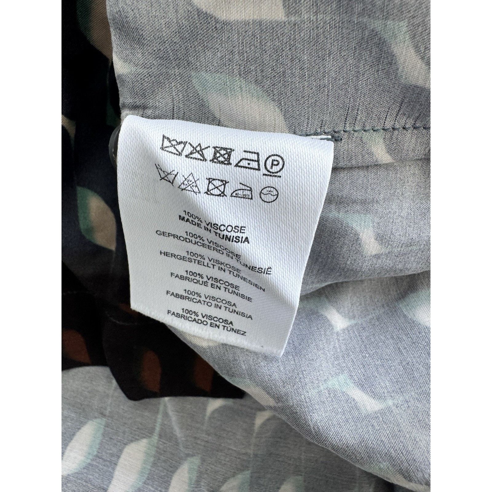 Dries Van Noten Dries Van Noten Blue Graphic Shirt Size 52 NWT Size US L / EU 52-54 / 3 - 7 Thumbnail