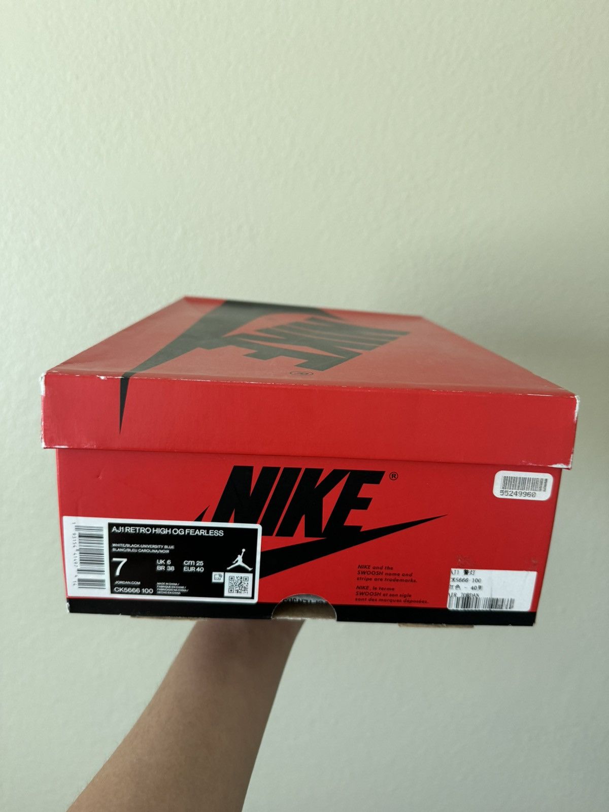 Jordan Brand Jordan 1 fearless size 7 men Size US 7 / EU 40 - 13 Thumbnail