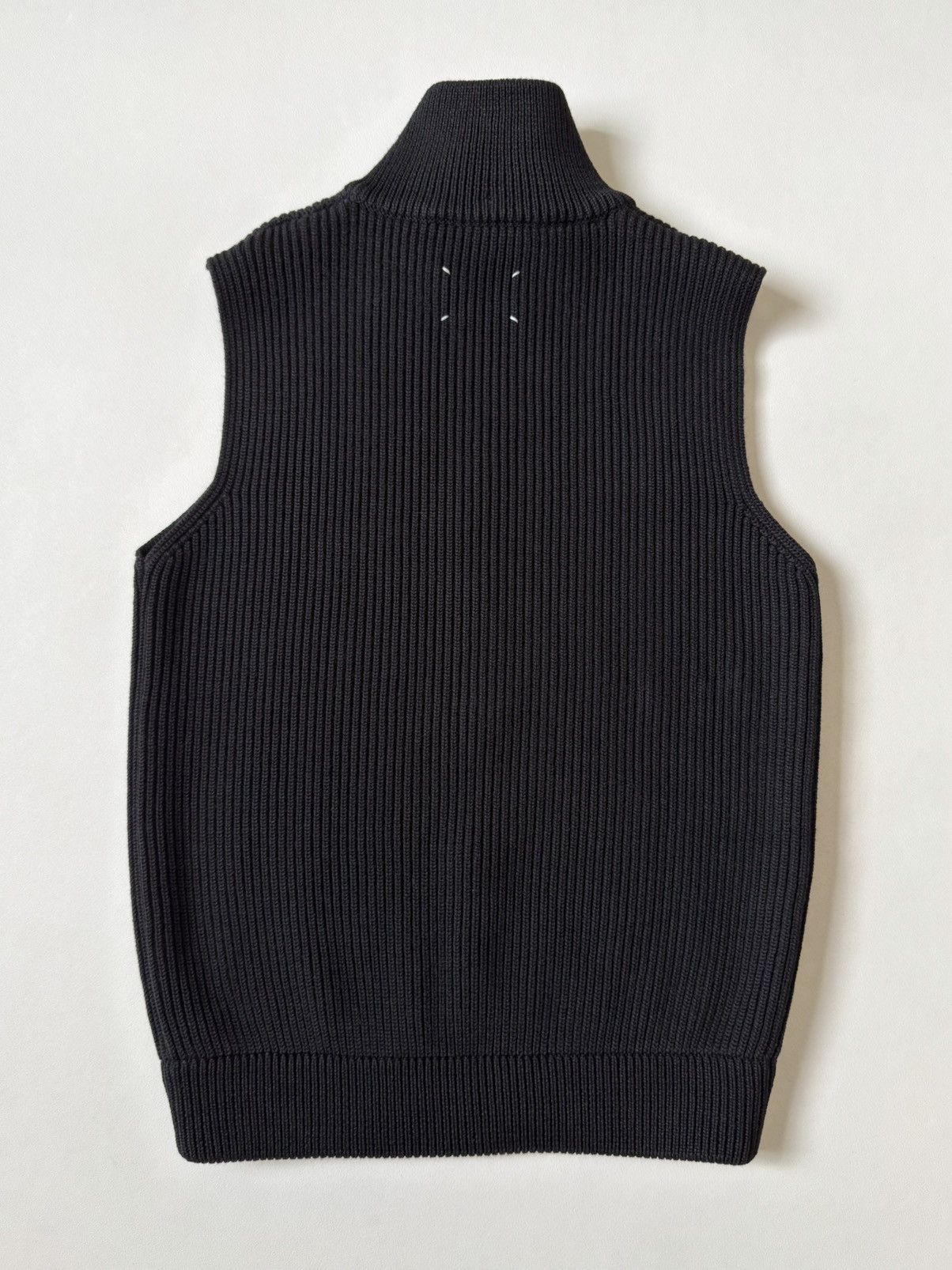Maison Margiela A/W 06 Black Drivers Zip Sweater Vest Size US M / EU 48-50 / 2 - 14 Thumbnail
