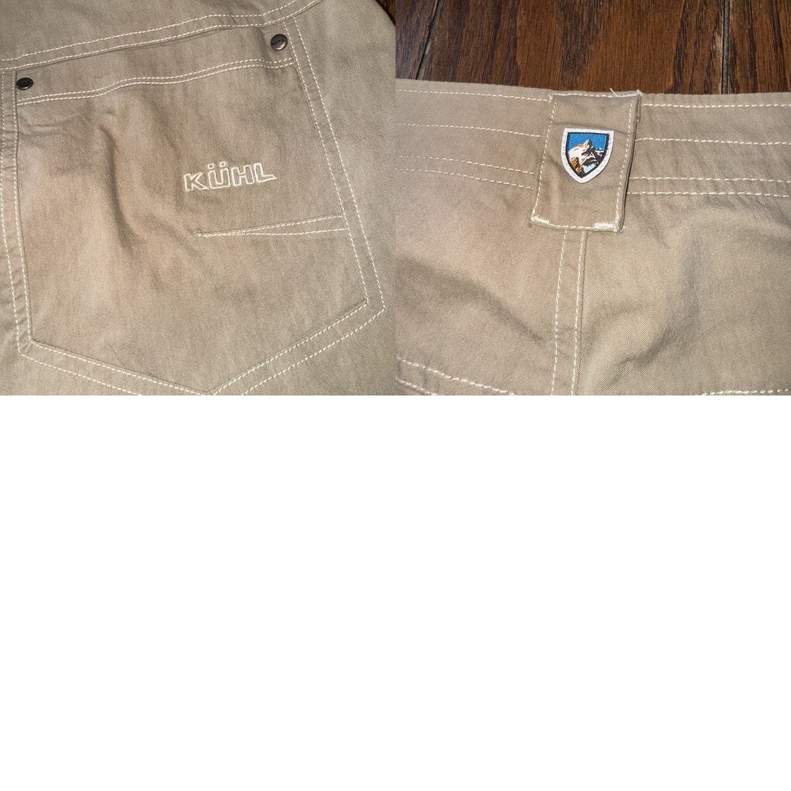 Vintage Kuhl Pants Mens 38x30 Beige Outdoor Hiking Vented Cargo Size US 38 / EU 54 - 9 Thumbnail