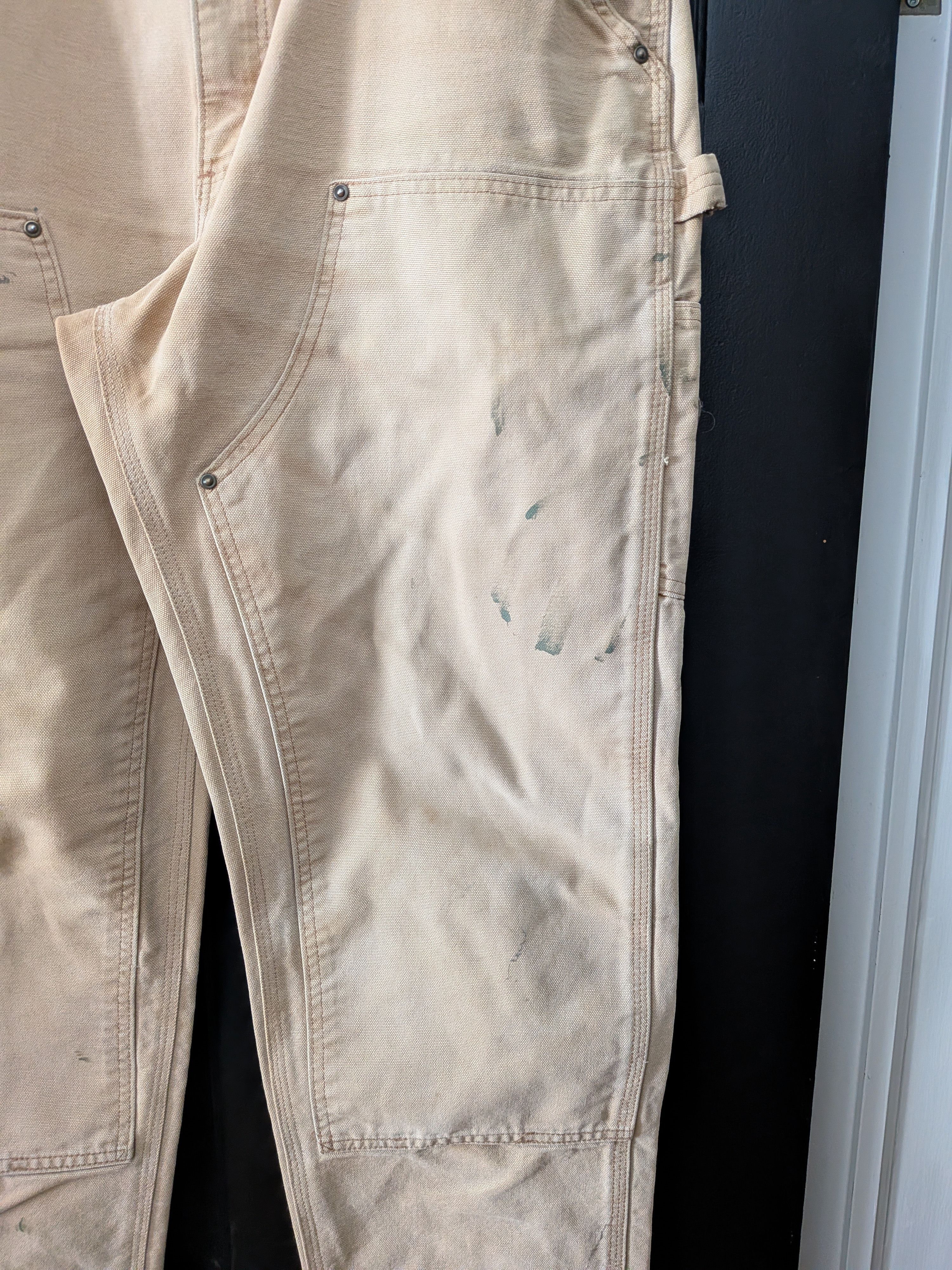 Carhartt Tapered Knee Double Front Work Pants Size US 36 / EU 52 - 3 Thumbnail