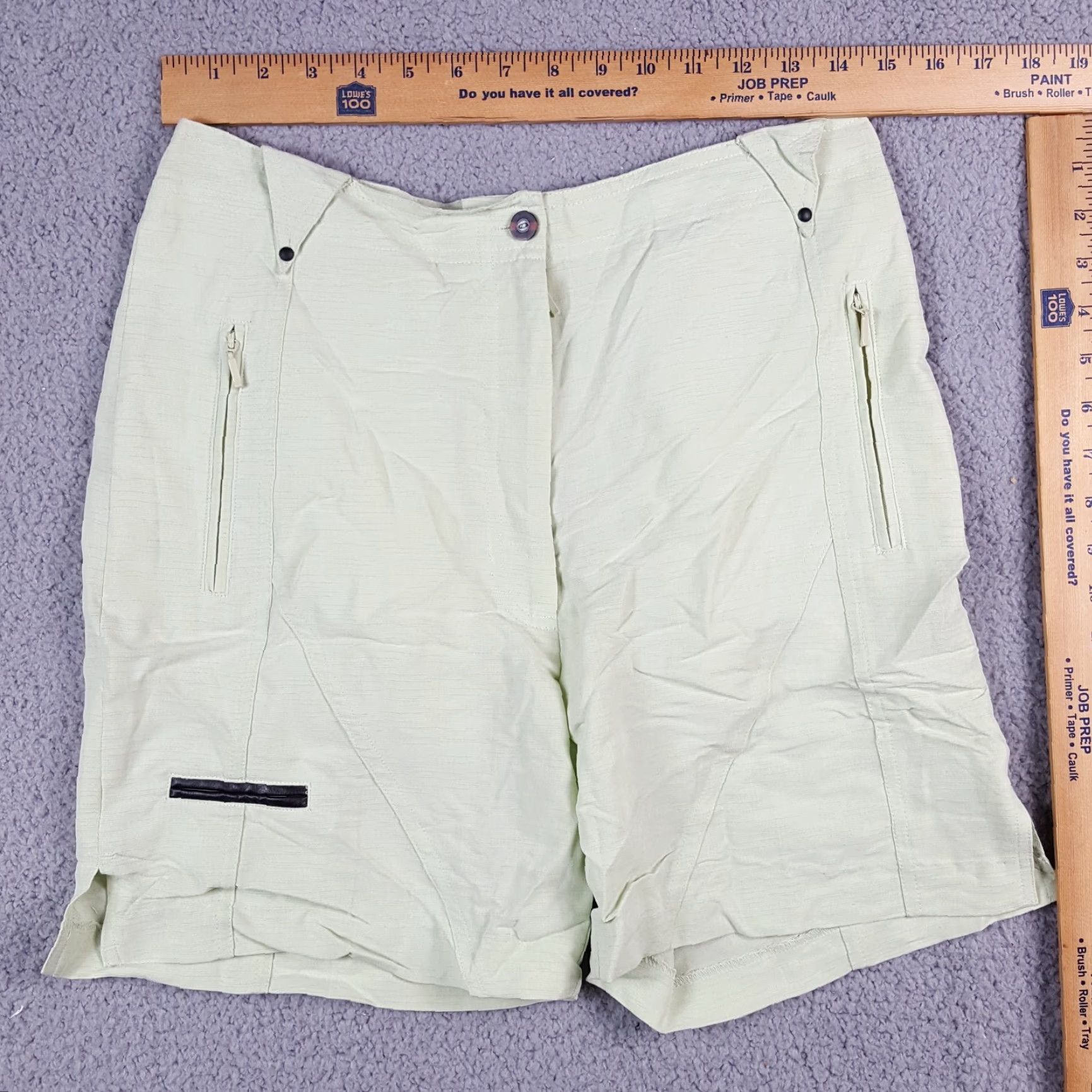 Vintage VINTAGE Jamie Sadock Women's Chino Shorts Size 10 Green Casual Retro 90s 00s Y2K Golf Shorts Size 32" / US 10 / IT 46 - 7 Thumbnail