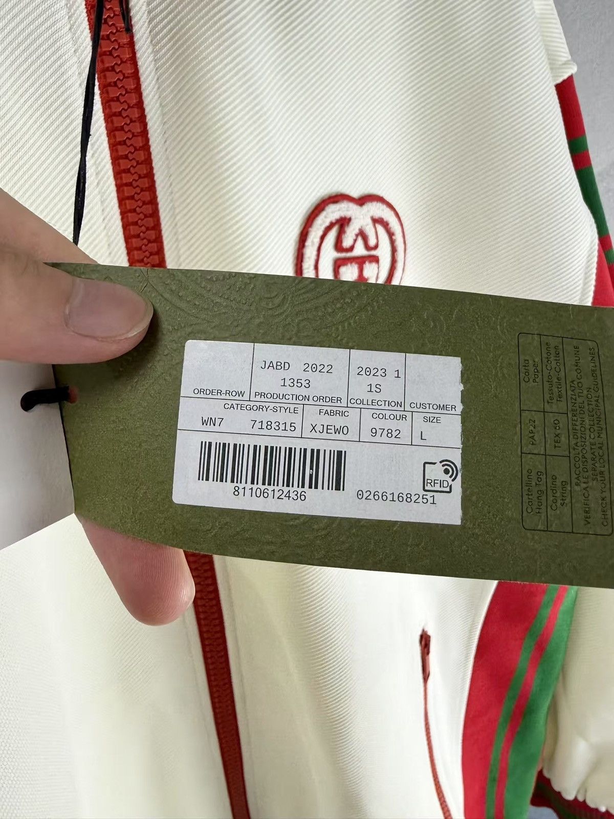 Gucci Gucci Knit Zip-up Jacket in Ivory Size L / US 10 / IT 46 - 3 Thumbnail