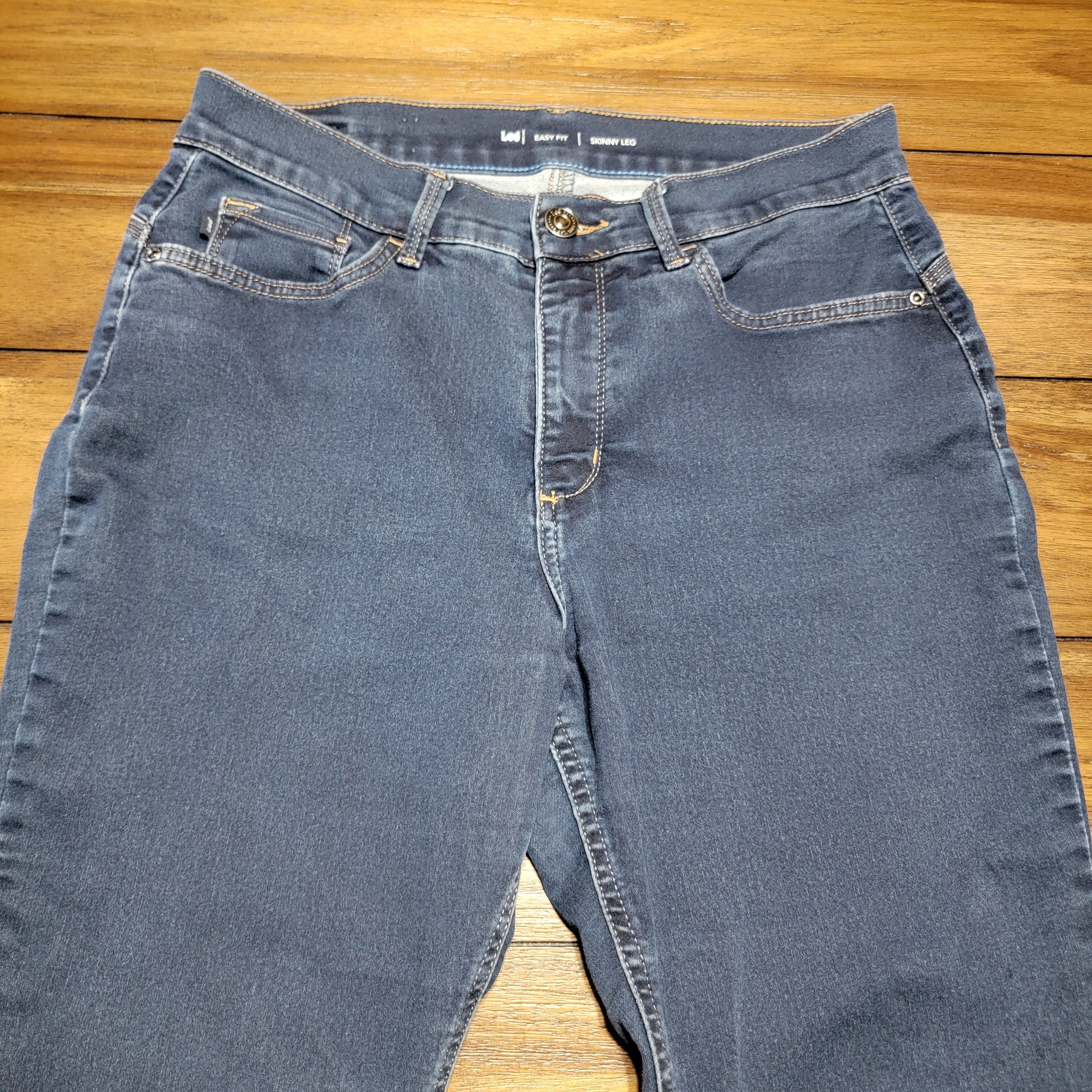 Lee Lee Easy Fit Denim Jeans Skinny Leg - Size 12 Medium Size 31" - 2 Thumbnail