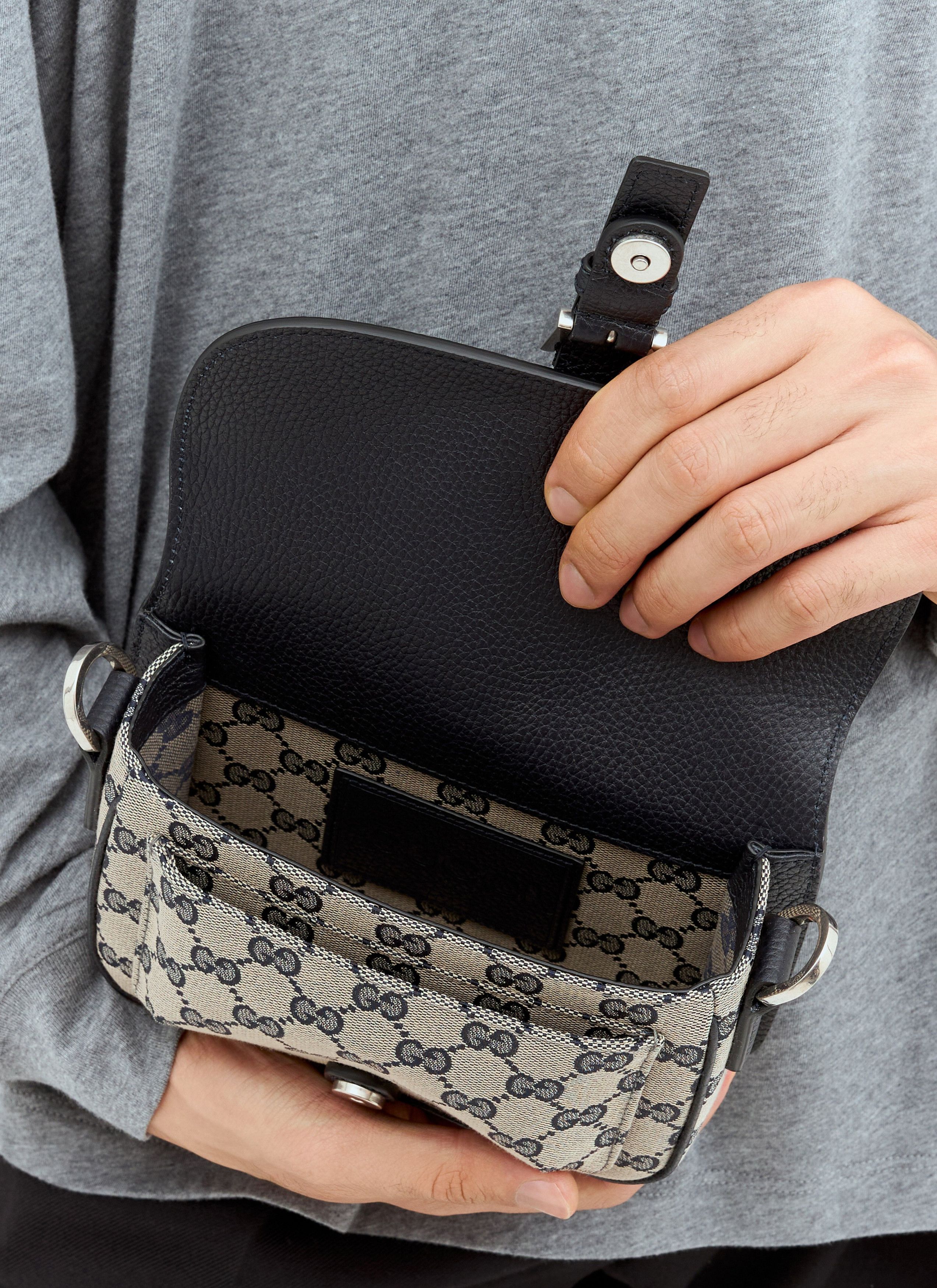 Gucci oc11z1225 Size: OS / GG Mini Bag in Beige & Blue Size ONE SIZE - 5 Thumbnail
