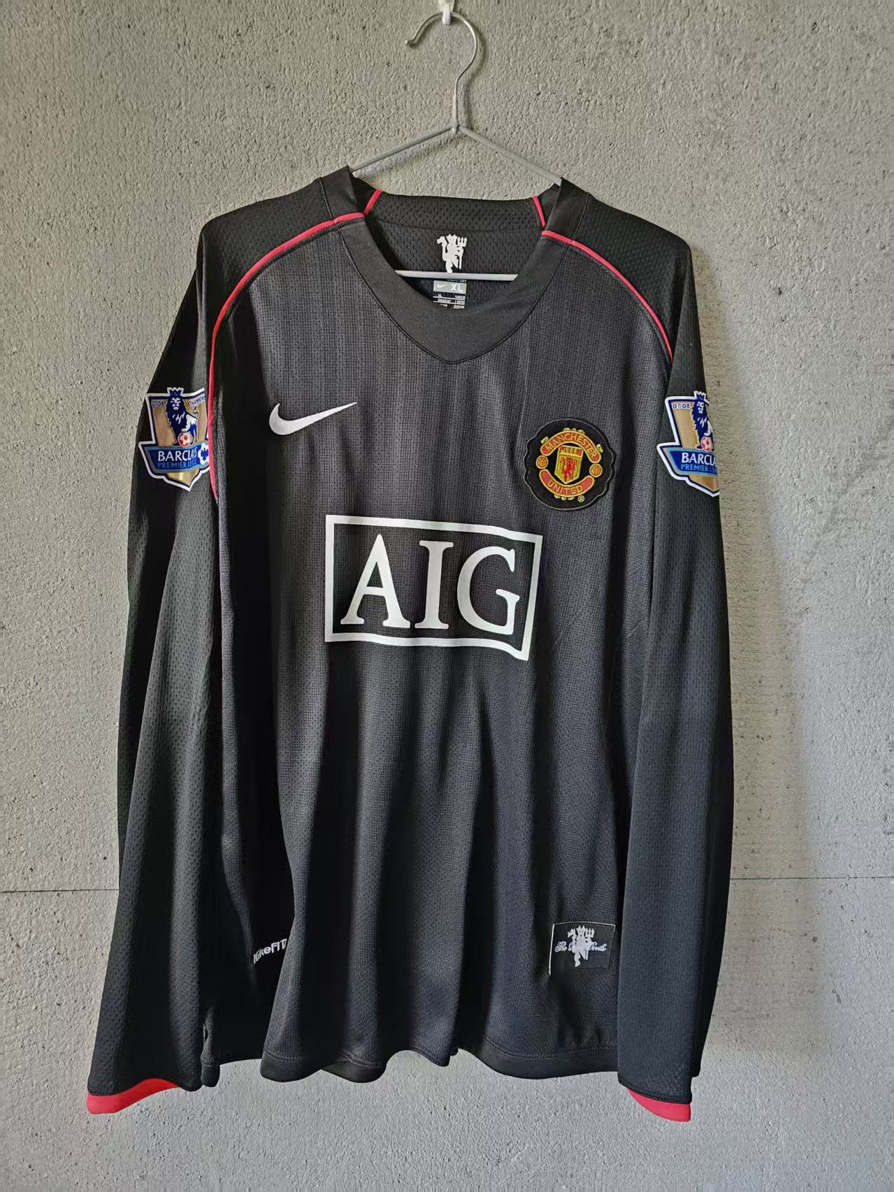 Other 2008 MUFC #7 C Ronaldo Jersey Away Longsleeve Size US XL / EU 56 / 4 - 2 Thumbnail