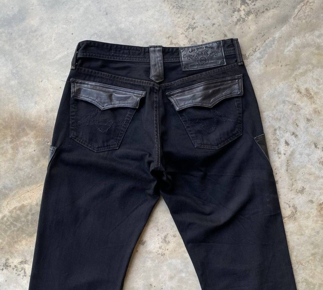 AG Adriano Goldschmied FLARE AG Adriano Goldschmied "The Fillmore" Leather Western Size US 29 - 8 Thumbnail