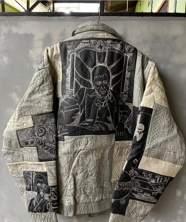 Genuine Leather Scarface Embroidered Genuine Leather Jacket Size US L / EU 52-54 / 3 - 1 Thumbnail