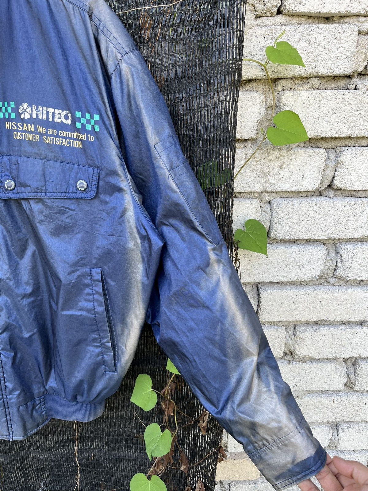 Formula 1 × Japanese Brand × Nissan 🔥Vintage Nissan Zipper Racing Jacket 90s Size US XL / EU 56 / 4 - 8 Thumbnail
