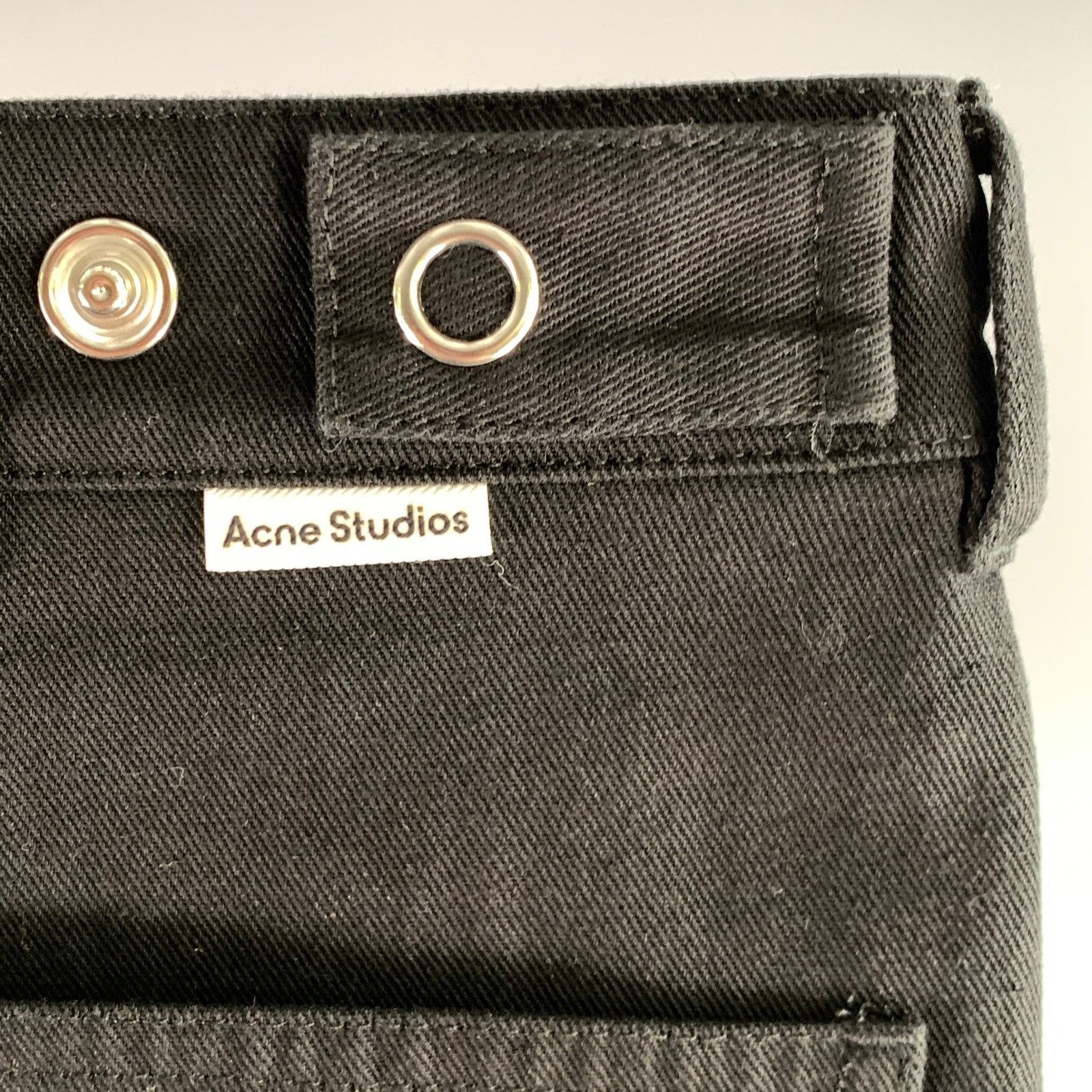 Acne Studios ACNE STUDIOS Size 30 Black Cotton Blend Shorts Size US 30 / EU 46 - 2 Thumbnail