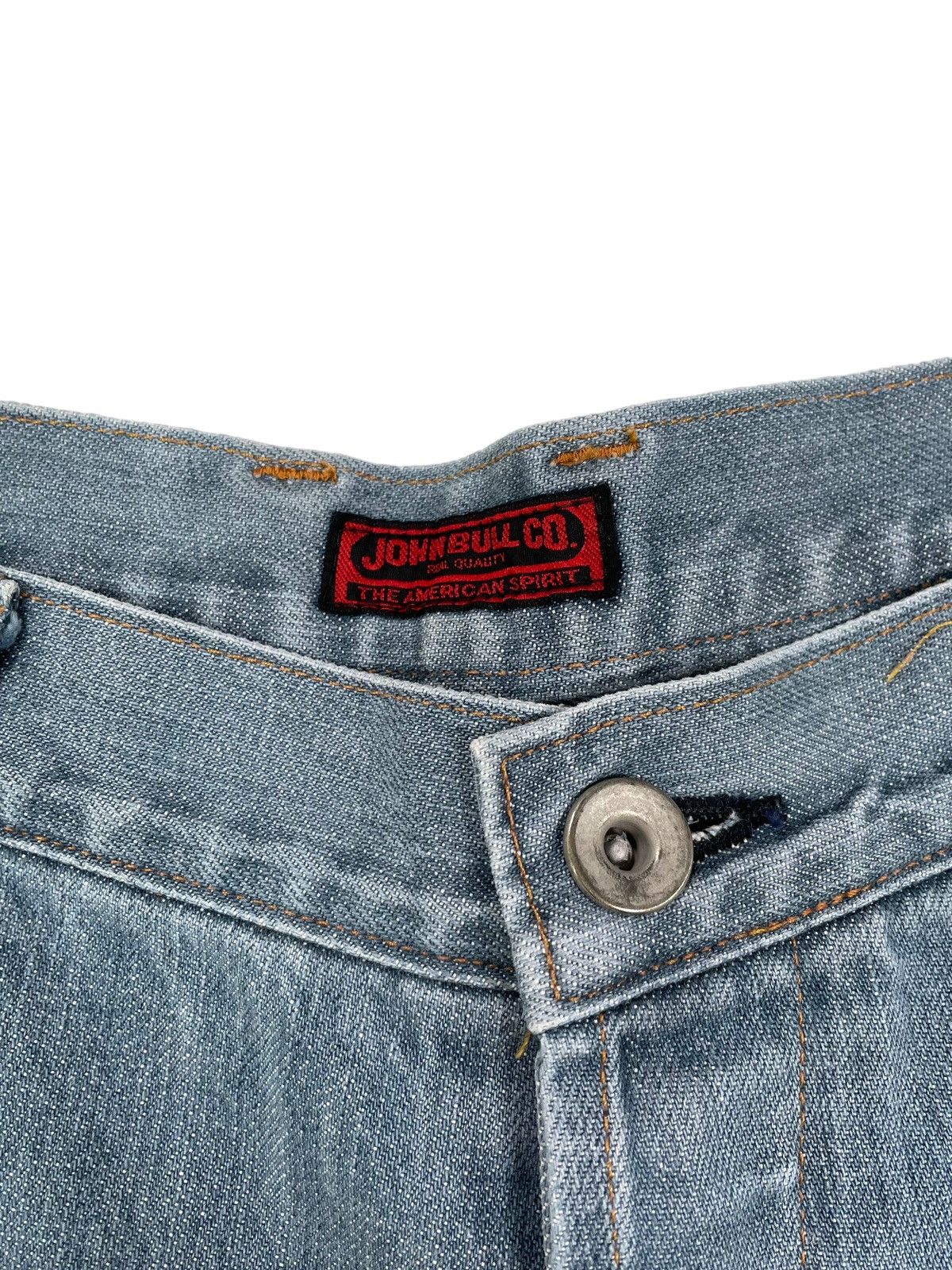 Japanese Brand 1990s Johnbull Side Pocket Work Denim (33x31) Size US 33 - 7 Thumbnail