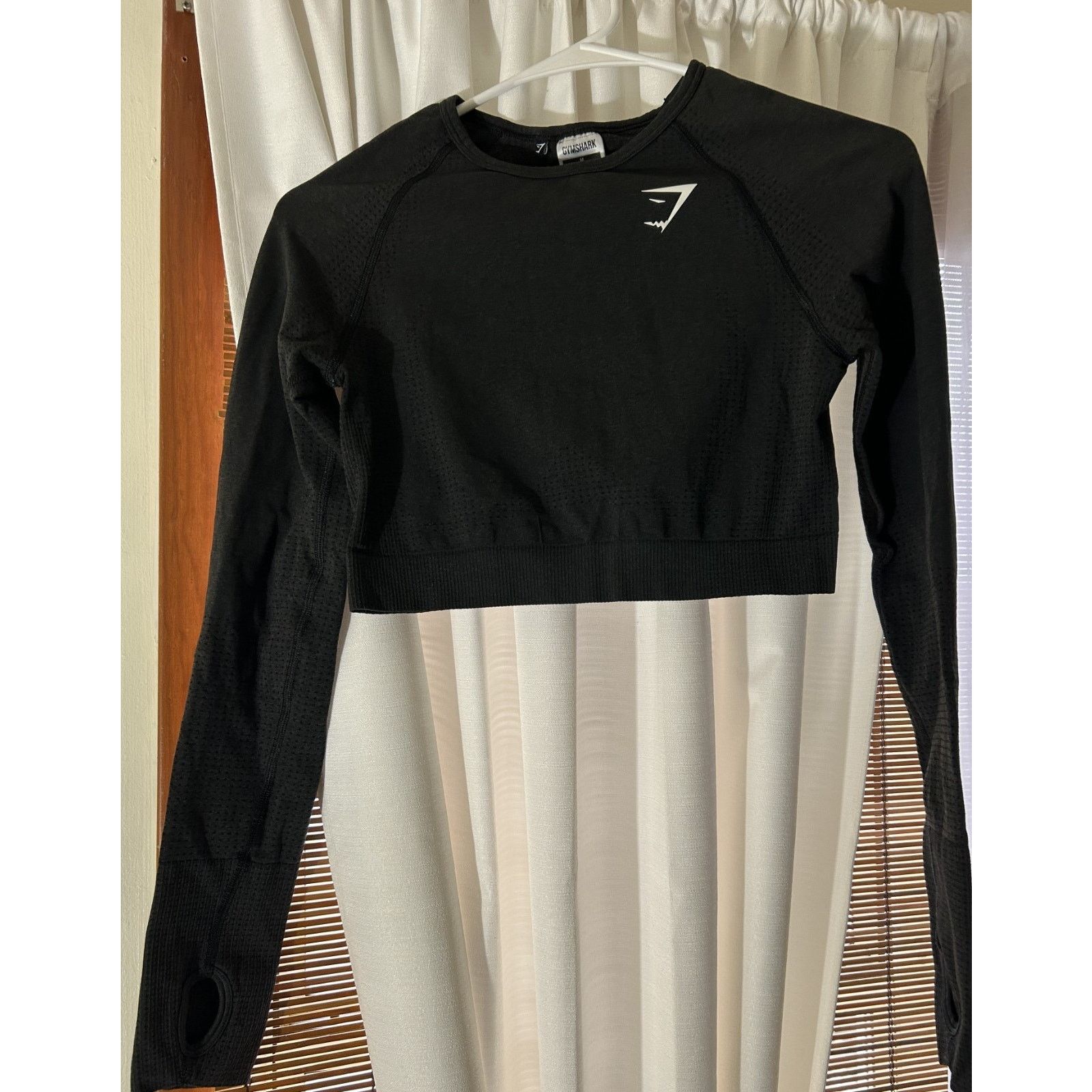 Gymshark Women's Gymshark Vital Seamless Crop Top-Black Size M Size M / US 6-8 / IT 42-44 - 3 Thumbnail