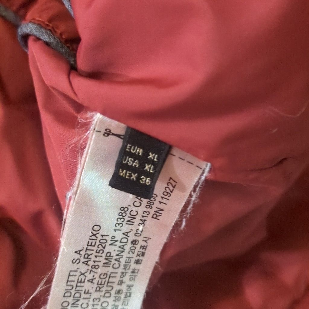 Massimo Dutti Massimo Dutti burgundy quilted jacket size XL Size XL / US 12-14 / IT 48-50 - 6 Thumbnail