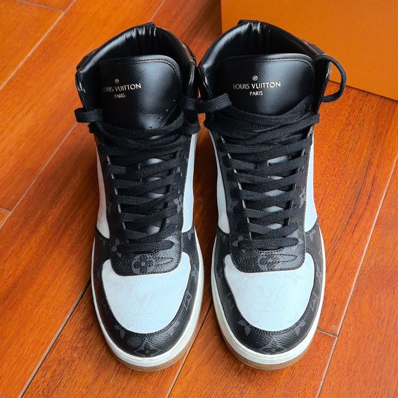 Louis Vuitton Louis Vuitton Rivoli High-Top Sneakers for Men -2508 Size US 9 / EU 42 - 2 Thumbnail