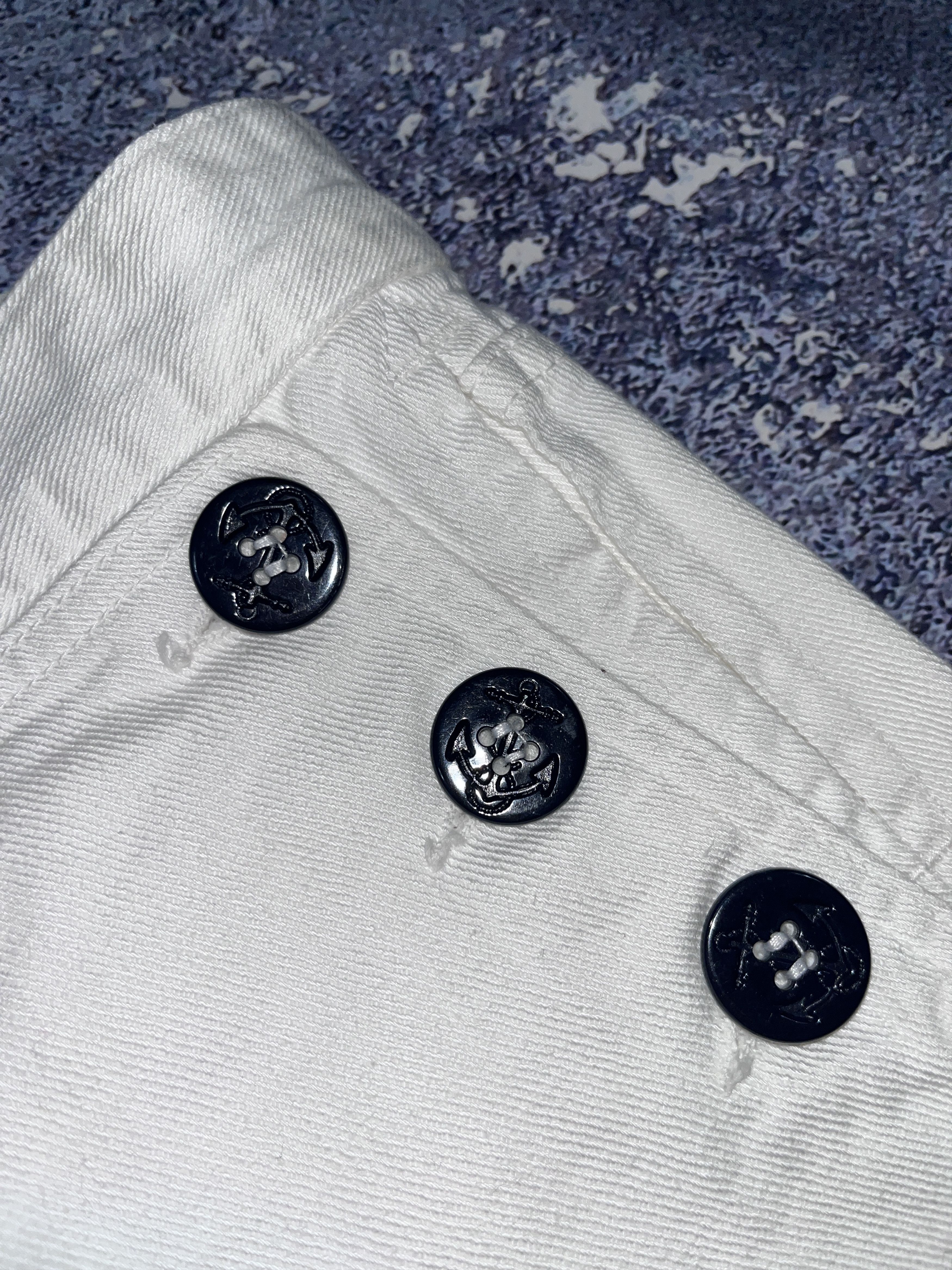 Dolce & Gabbana D&G Dolce Gabbana White Denim Pants Jeans Mariners Marine Size US 29 - 9 Thumbnail