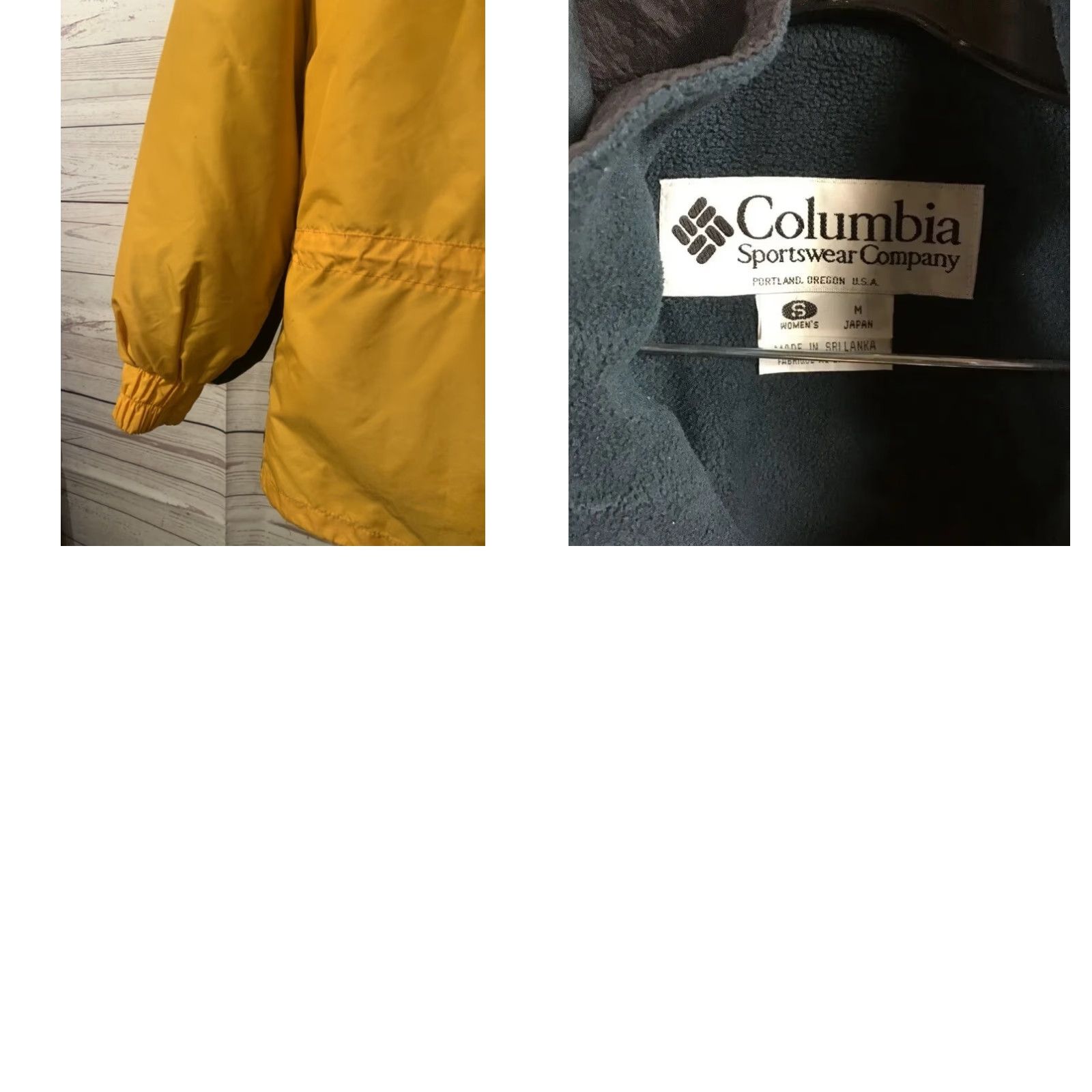 Doublet Columbia Sportswear Women's Jacket Zip Up Double Lined Yellow&Black Size Sm Size S / US 4 / IT 40 - 8 Thumbnail