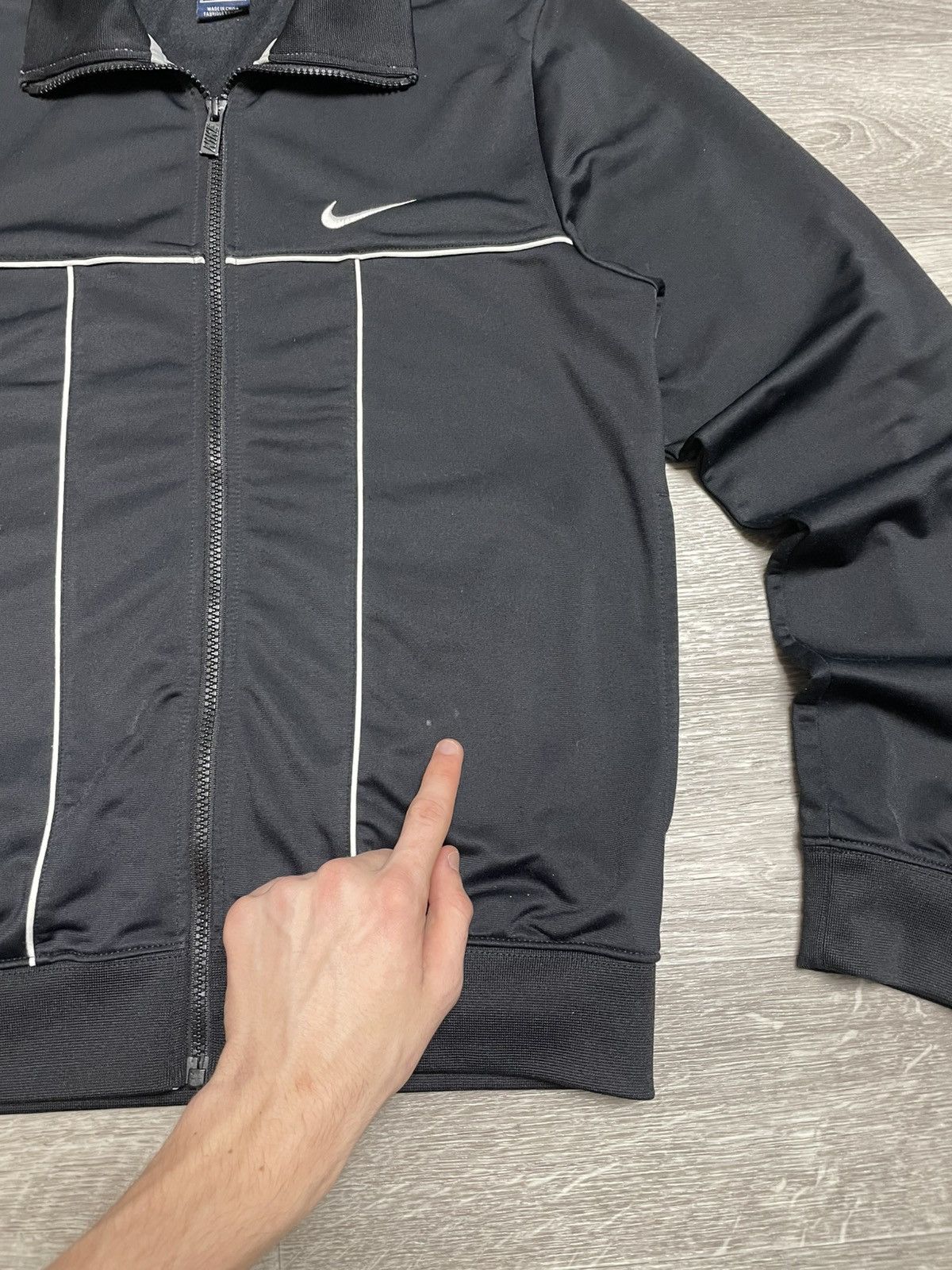 Nike Vintage Nike Black Truck Jacket Drill Y2K Size US S / EU 44-46 / 1 - 6 Thumbnail