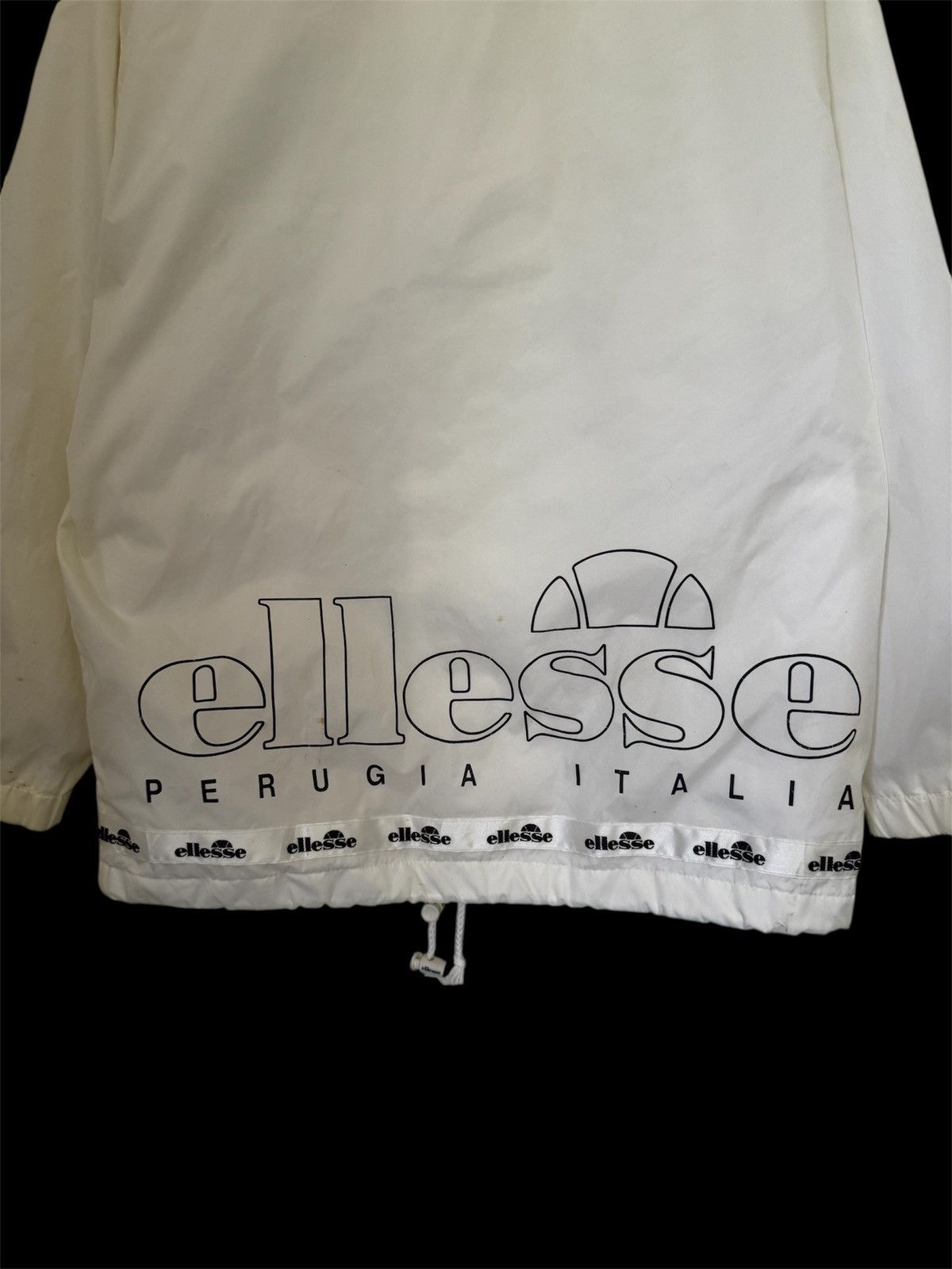 Ellesse ELLESSE PERUGIA ITALIA WINDBREAKER JACKET WHITE BUTTON Size US M / EU 48-50 / 2 - 5 Thumbnail