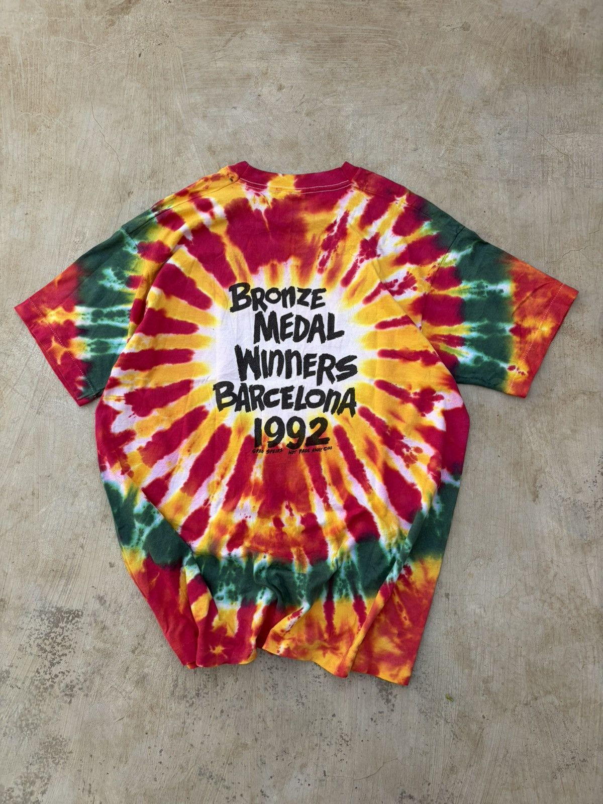 Band Tees Vintage 1992 Lithuania Olympic Basketball Grateful Dead Tee Size US XL / EU 56 / 4 - 5 Thumbnail