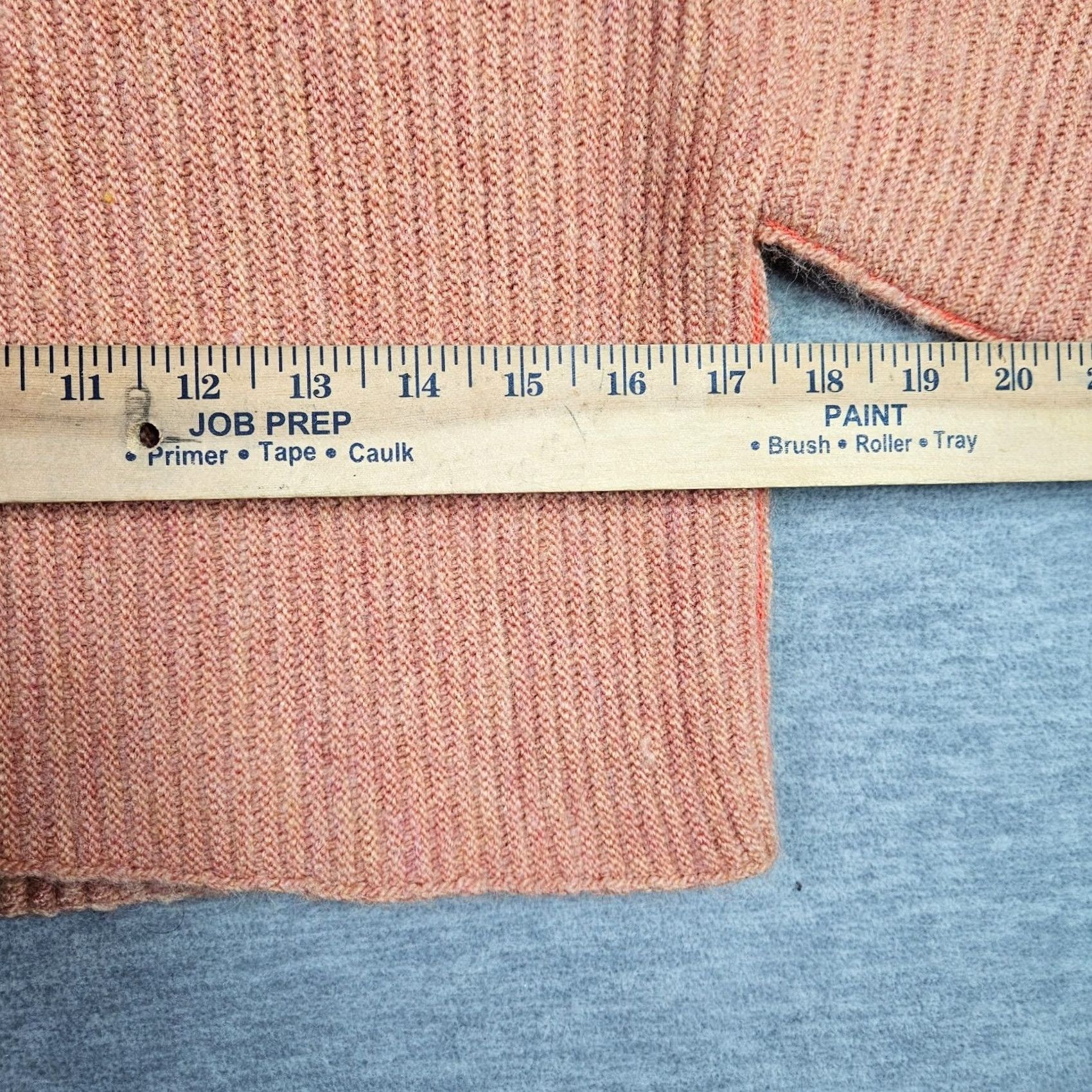 Anthropologie MOTH Anthropologie Women’s Cropped Knit Sweater Short Sleeve Peach Size SP Cardigan V-Neck All Seasons Regular Size S / US 4 / IT 40 - 7 Thumbnail