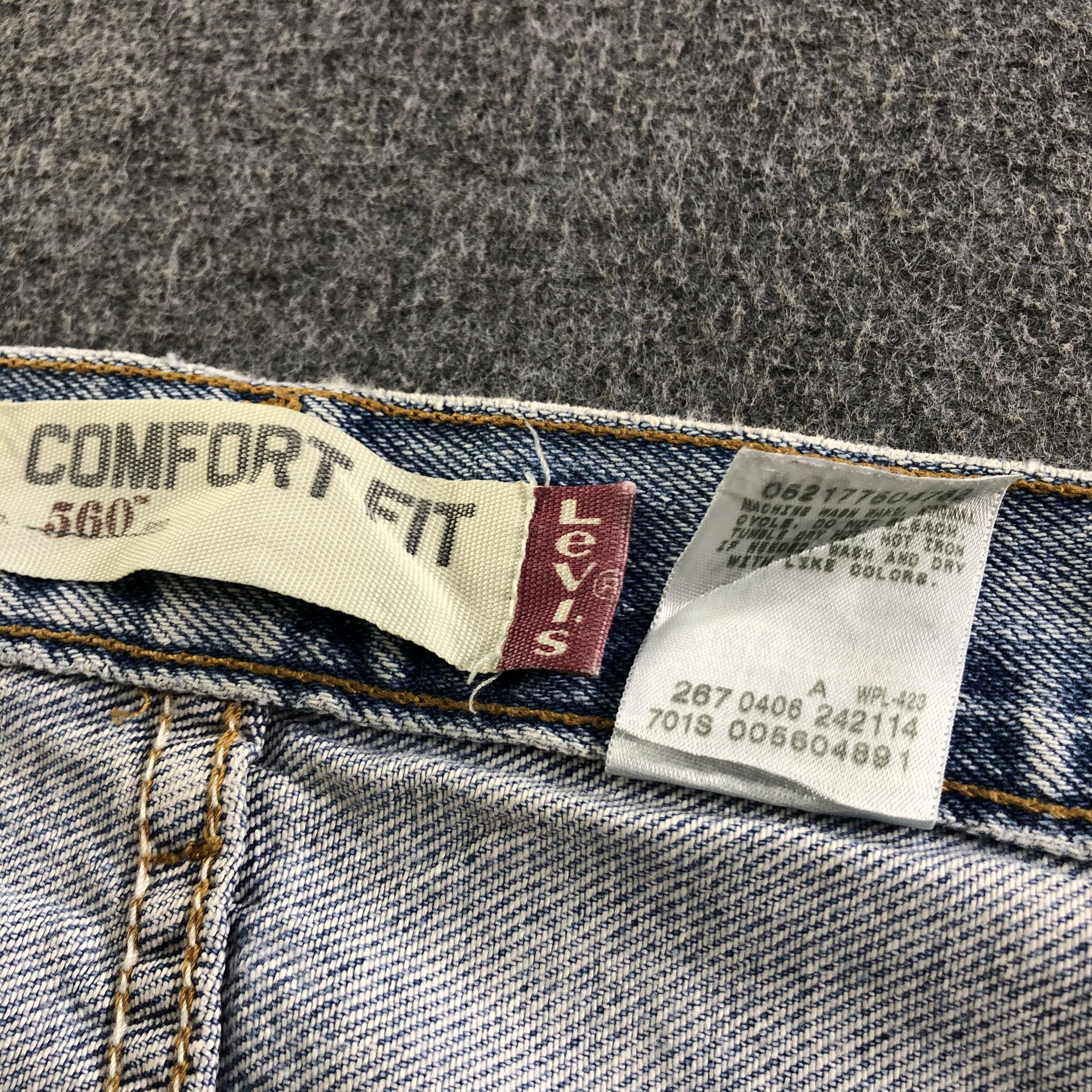 Levi's Vintage Blue Wash Levis 560 Jeans-J3376 Size US 38 / EU 54 - 10 Thumbnail