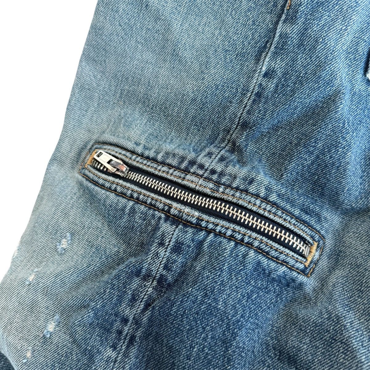 Undercover SS09 “Neoboy” Patti Smith Poem Zip Denim Size US 33 - 8 Thumbnail