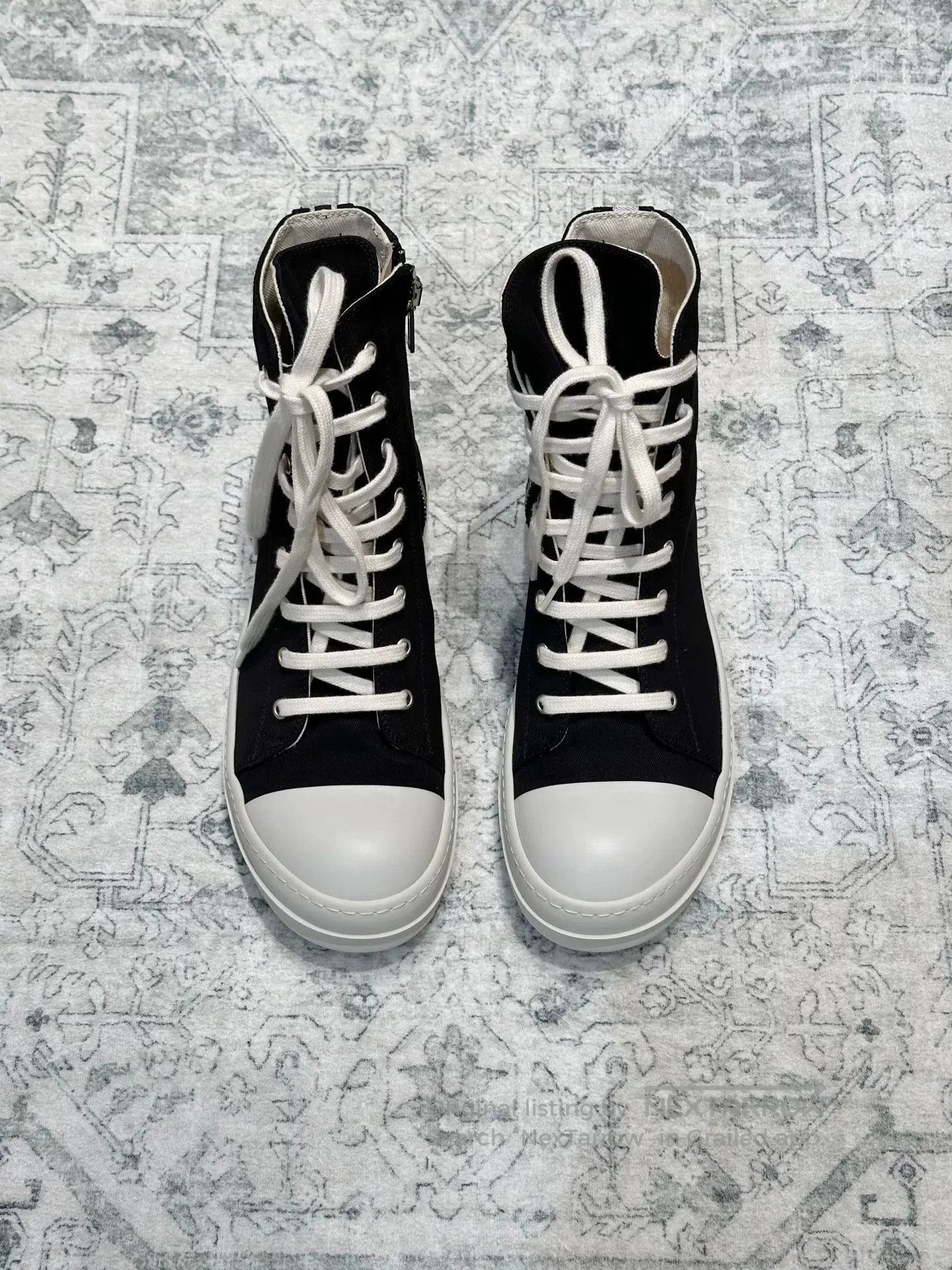 Rick Owens Drkshdw Rick Owens Drkshdw Canvas Sneakers. Size US 7.5 / EU 40-41 - 2 Thumbnail