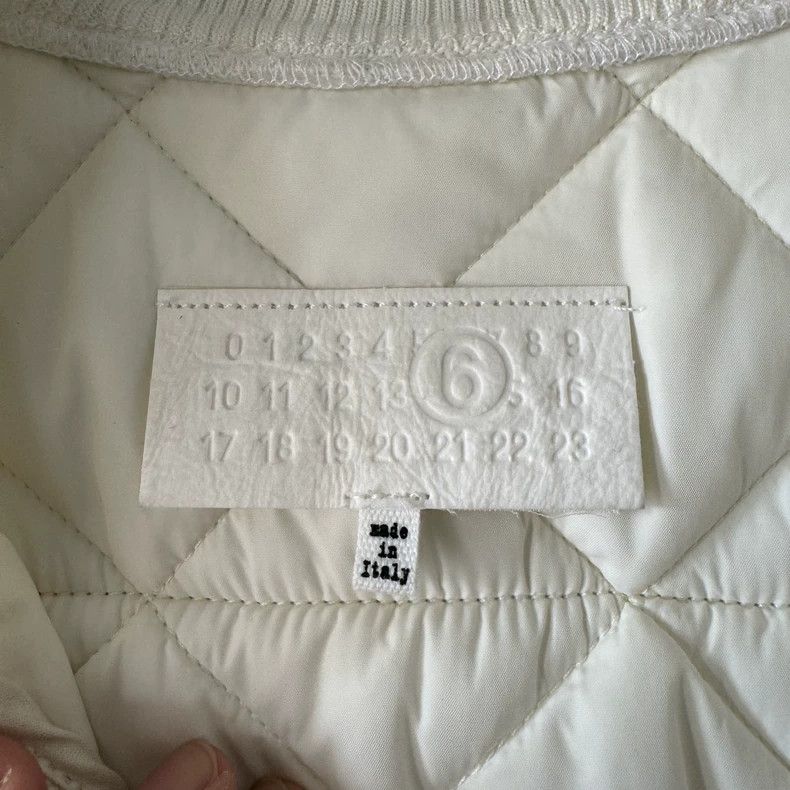 Maison Margiela Maison Margiela White stitched denim short jacket Size XS / US 0-2 / IT 36-38 - 3 Thumbnail