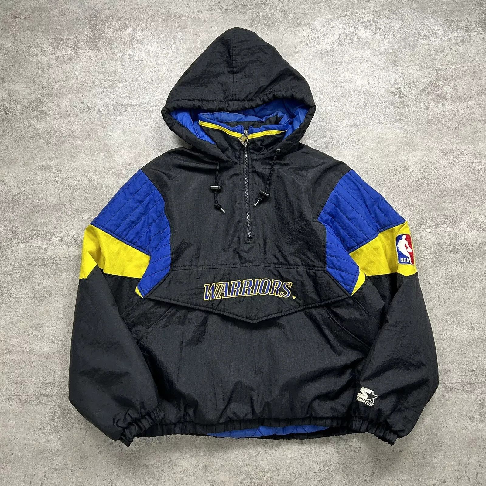 Warriors starter jacket 90s sales