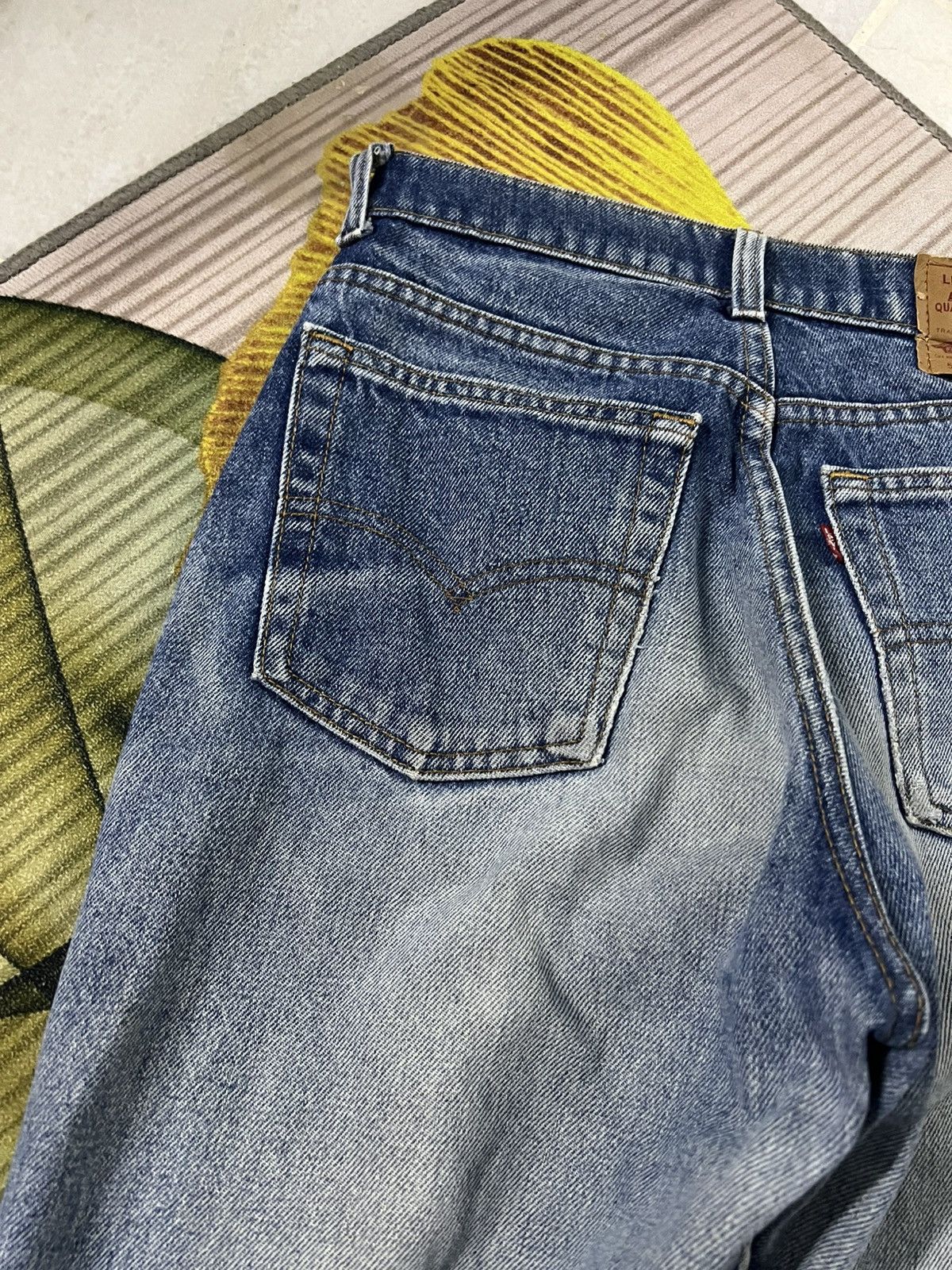 Levi's 1993 Vintage Levis 510 USA Distressed Blue Jean Size US 28 / EU 44 - 14 Thumbnail