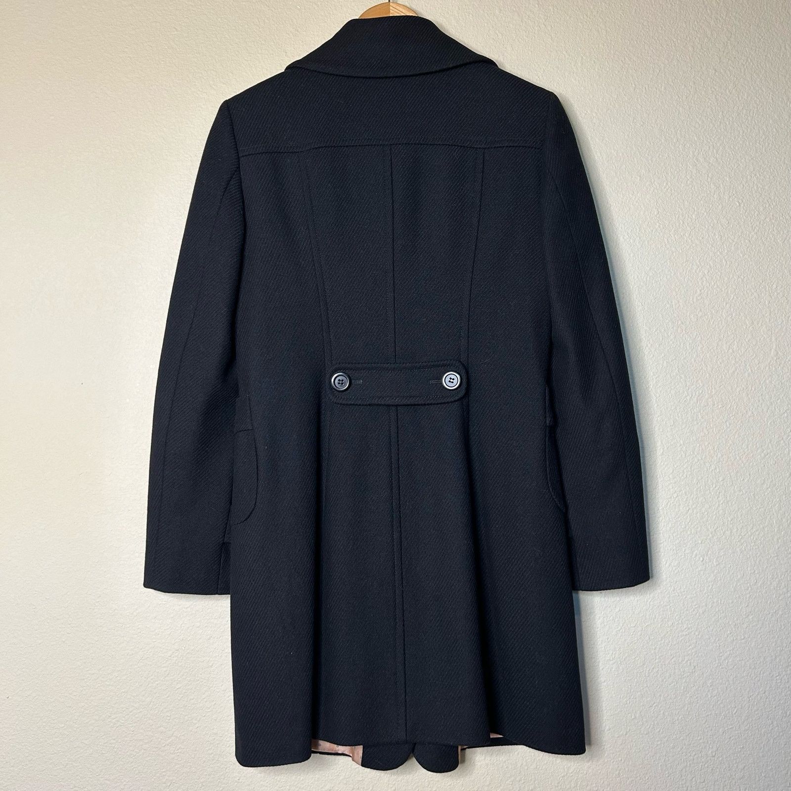 Sisley Sisley Coat Made in Italy Wool Blend Trench Lined Sz 42/US 6 Size M / US 6-8 / IT 42-44 - 4 Thumbnail