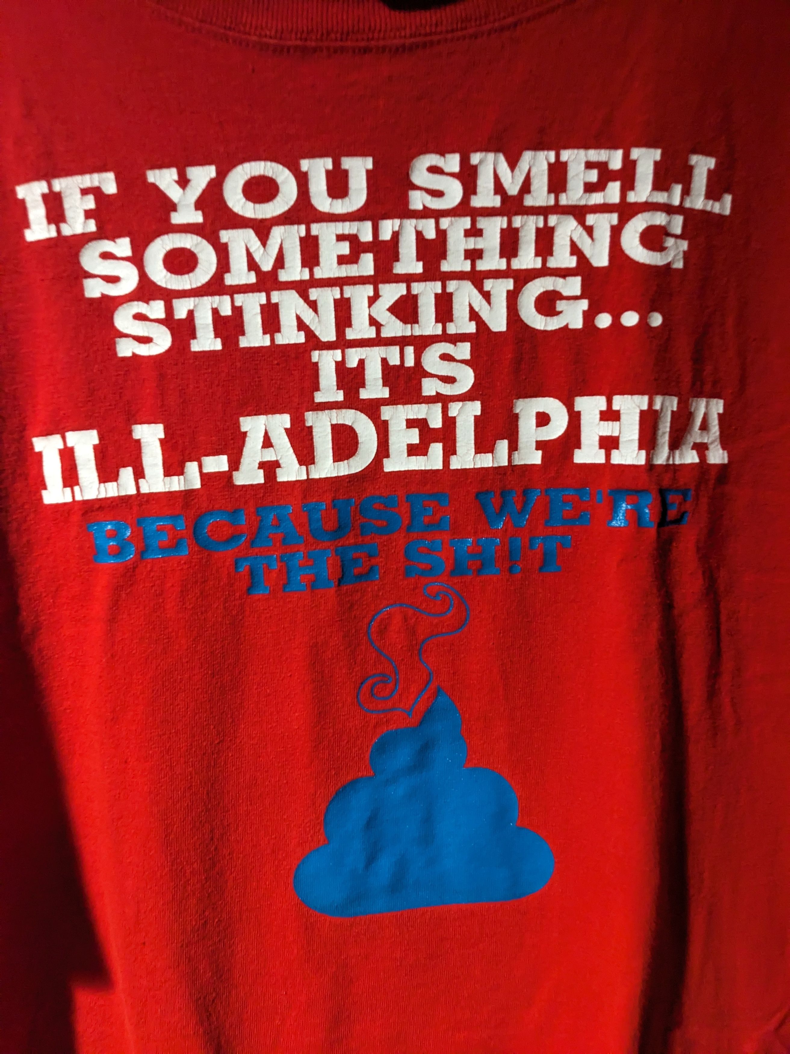 MLB × Vintage Vintage Y2K Philadelphia Phillies MLB Baseball Smell T-Shirt Size US XL / EU 56 / 4 - 2 Thumbnail