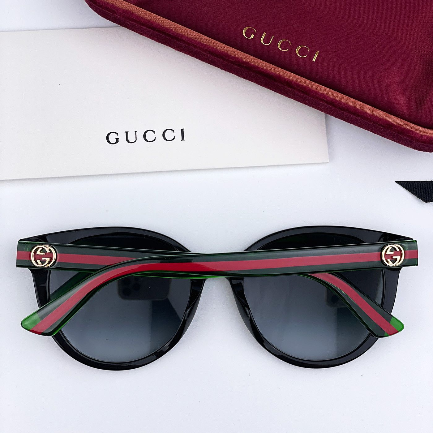 Gucci NEW GUCCI GG0702SKN 004 Black Grey Gradient Women Sunglasses Size ONE SIZE - 8 Thumbnail