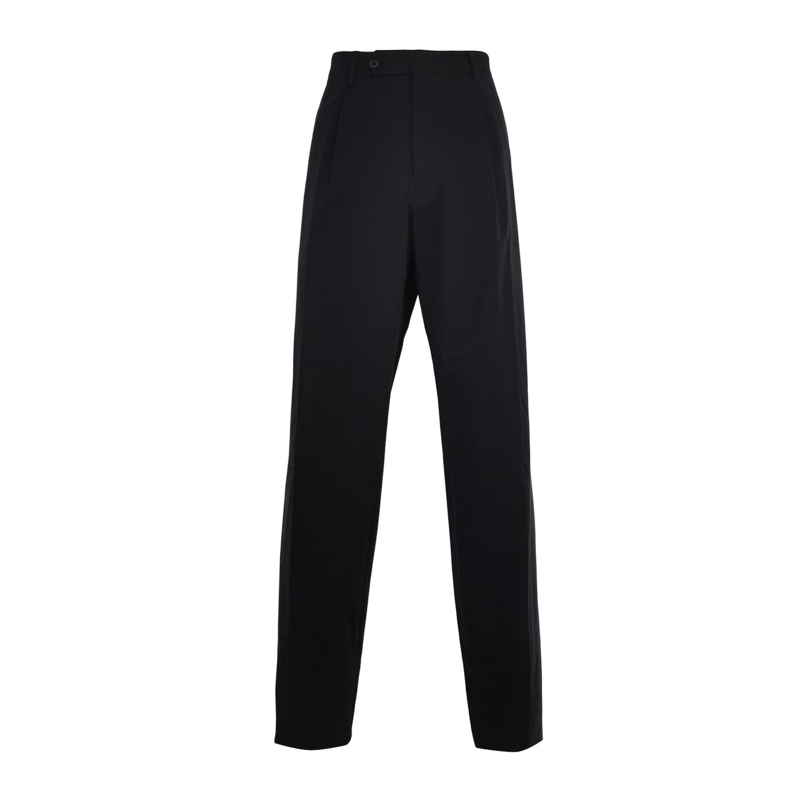 Prada Prada Black Cotton Casual Trousers Size 36 Size US 36 / EU 52 - 1 Thumbnail