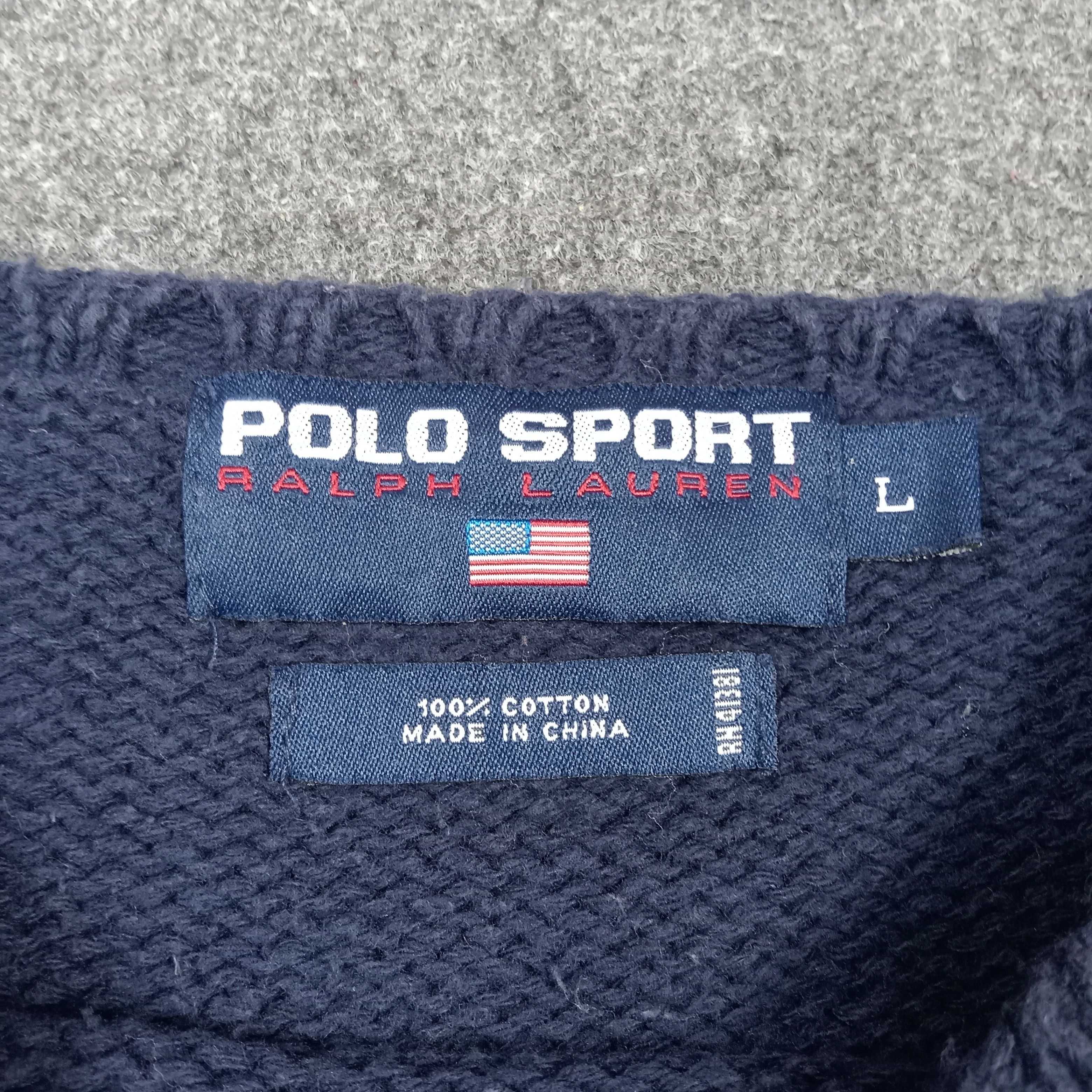 Polo Ralph Lauren Polo Sport Ralph Lauren Knitwear Sweatshirt C281N20 Size US L / EU 52-54 / 3 - 3 Thumbnail