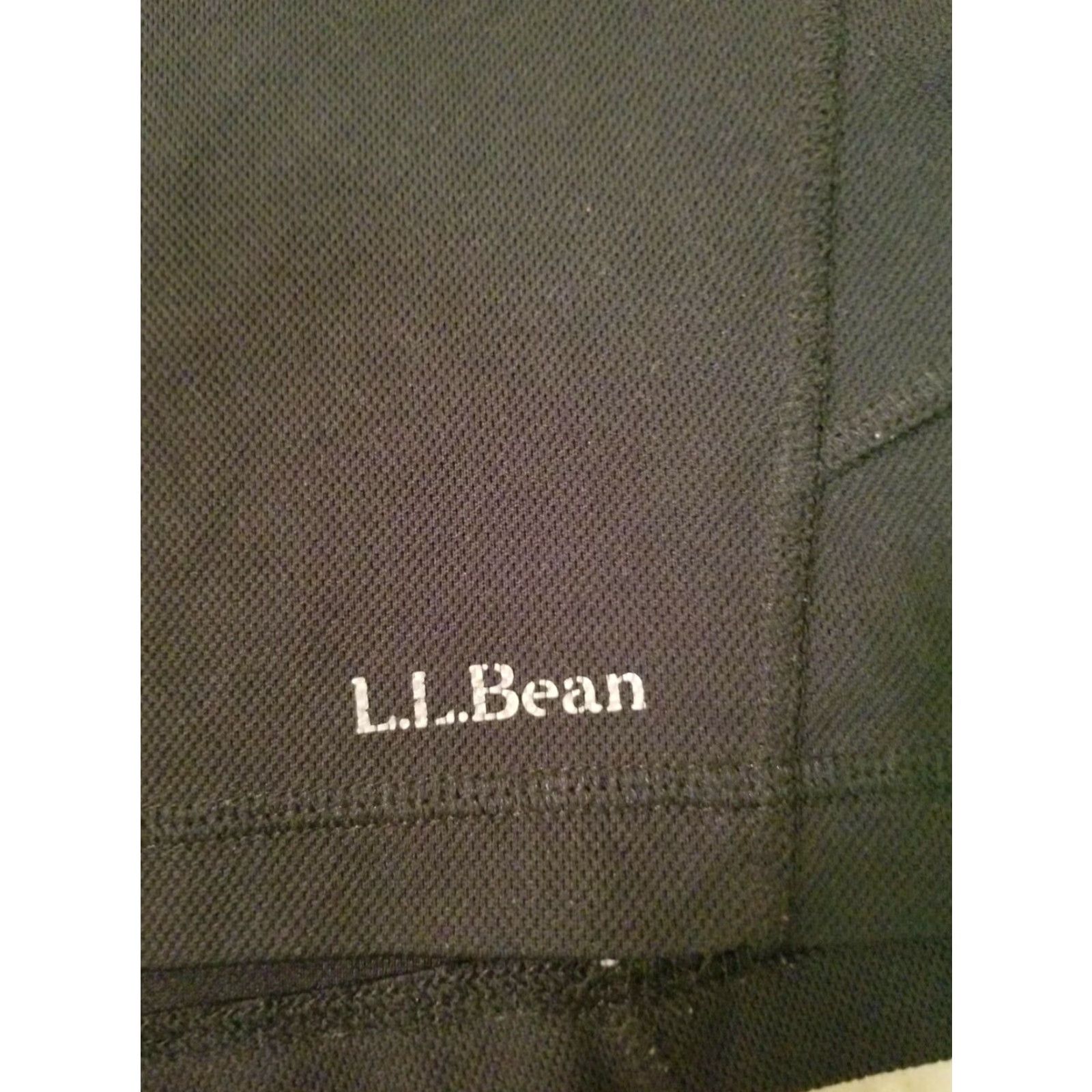 Vintage L.L. Bean Womens M Black Midweight Long Sleeve Athletic Base Layer Shirt Size M / US 6-8 / IT 42-44 - 4 Thumbnail