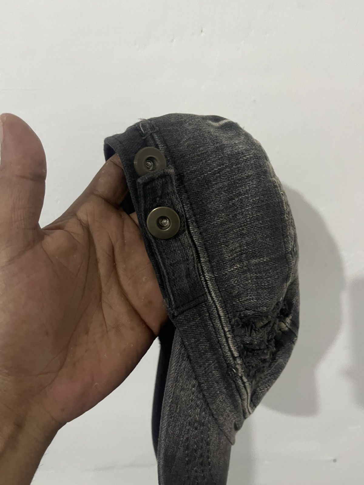 Japanese Brand Vintage Japanese Style Denim Hat Cap Nicole Size ONE SIZE - 5 Thumbnail