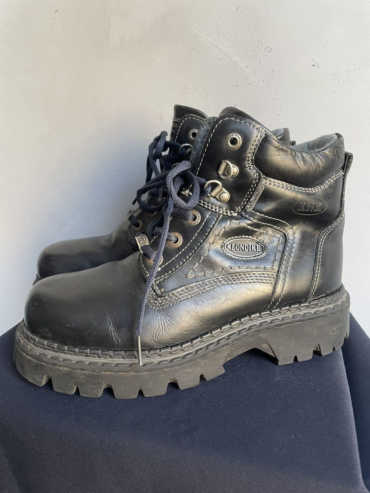 Other Klondike Black Boots Platform New Rock Style avant garde Size US 8 / EU 41 - 6 Thumbnail