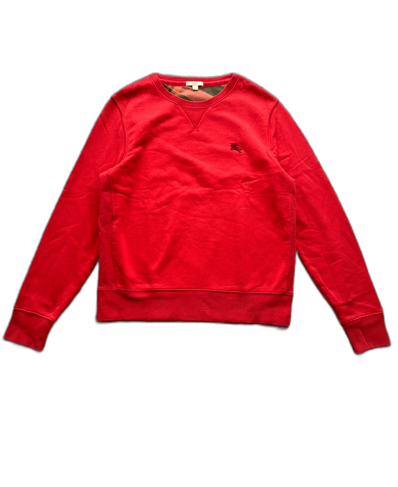 Burberry Burberry Red Sweatshirt with Horse Logo Size L / US 10 / IT 46 - 1 Thumbnail
